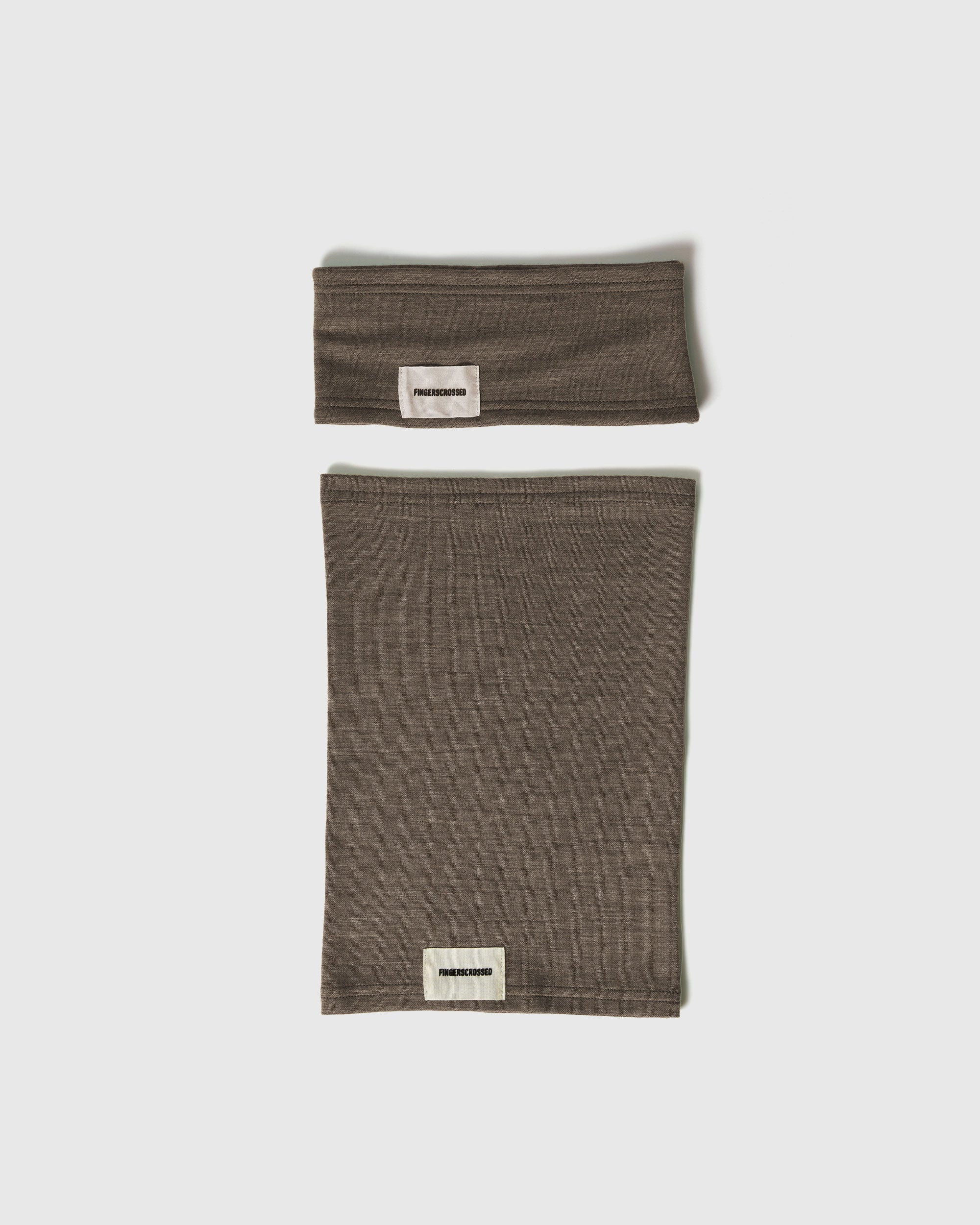 #2 SET HEADBAND + TUBE SCARF OLIVE