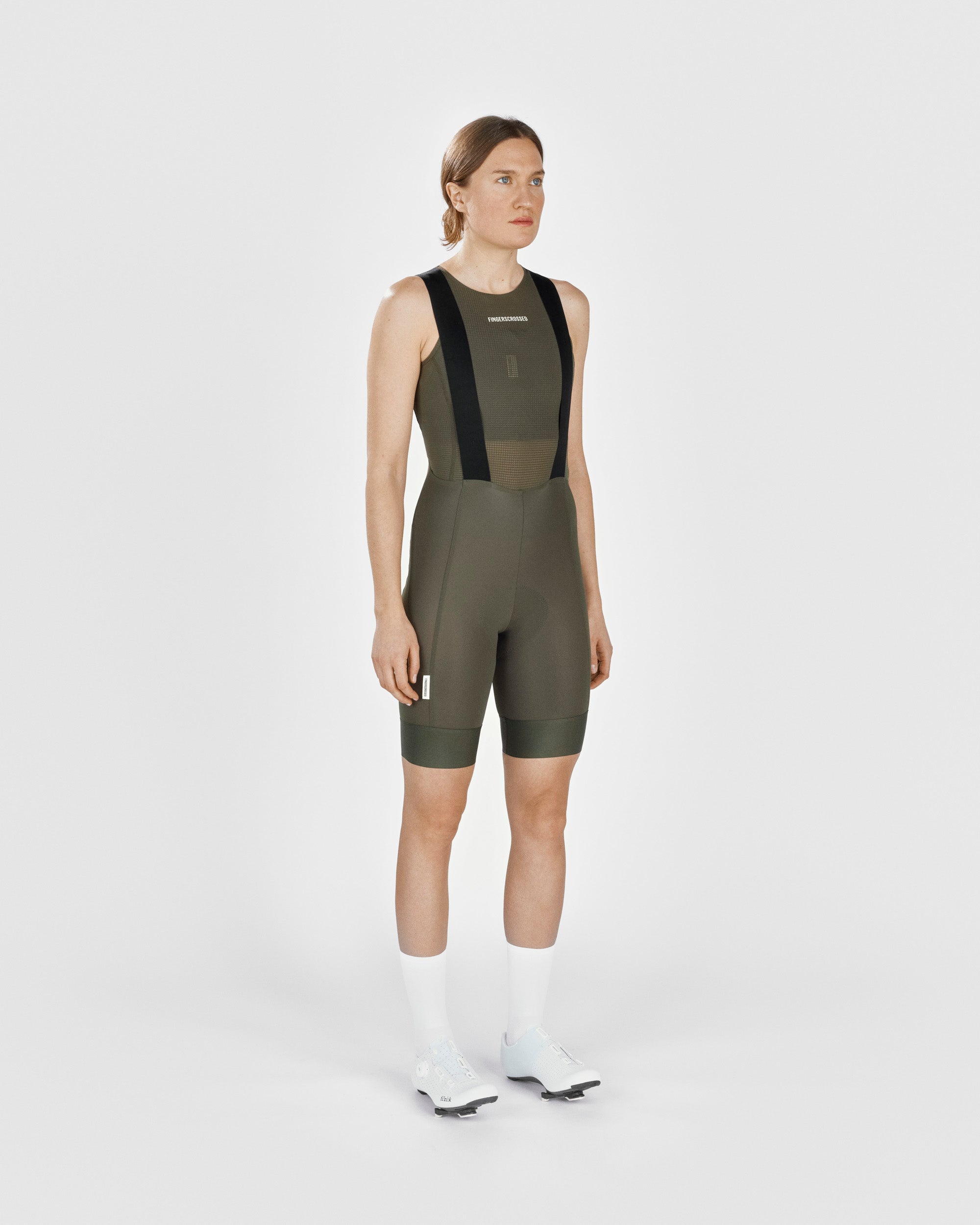 #ROAD BIB WOMEN OLIVE