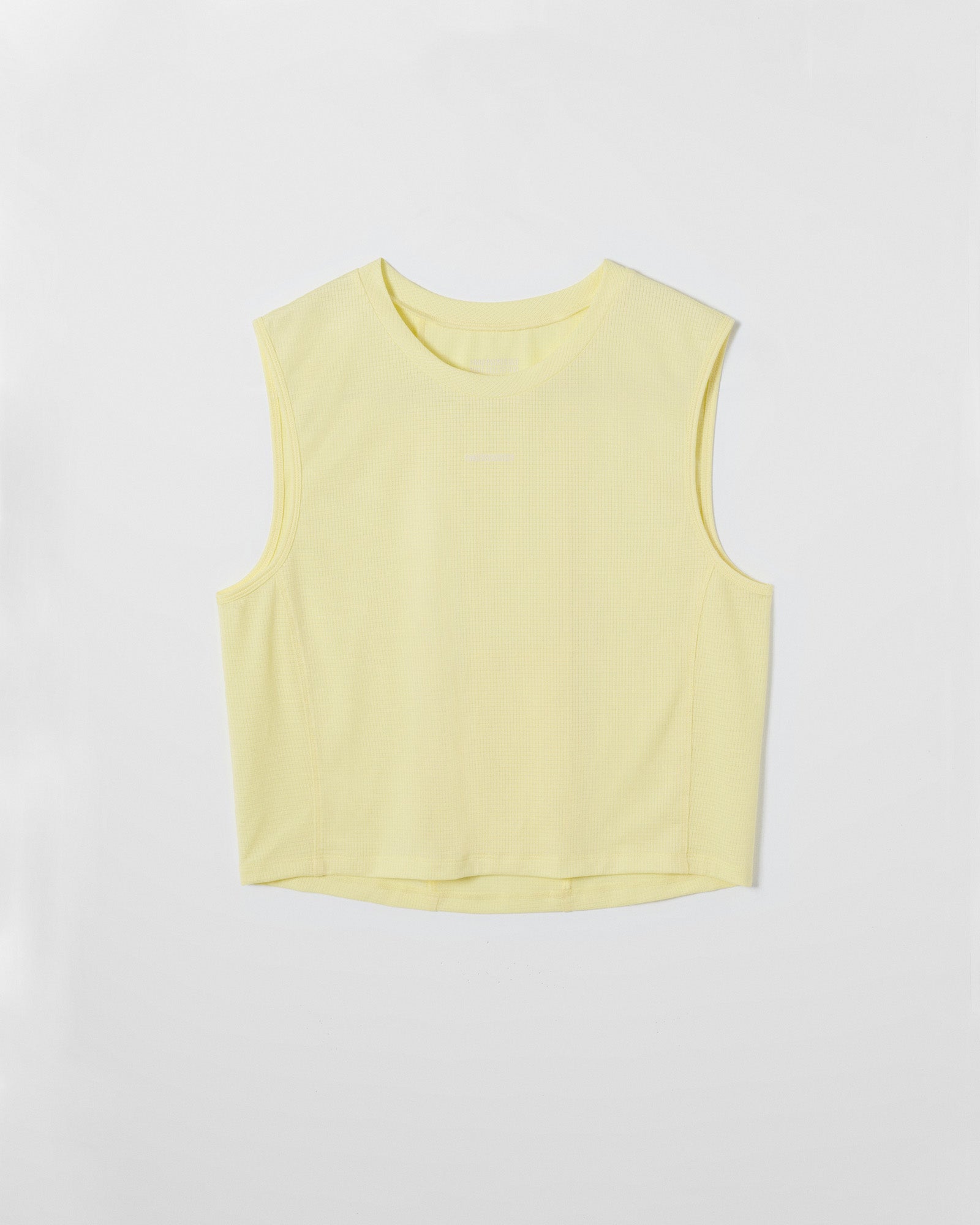 #ROAD CROP TOP DAMEN BUTTER YELLOW