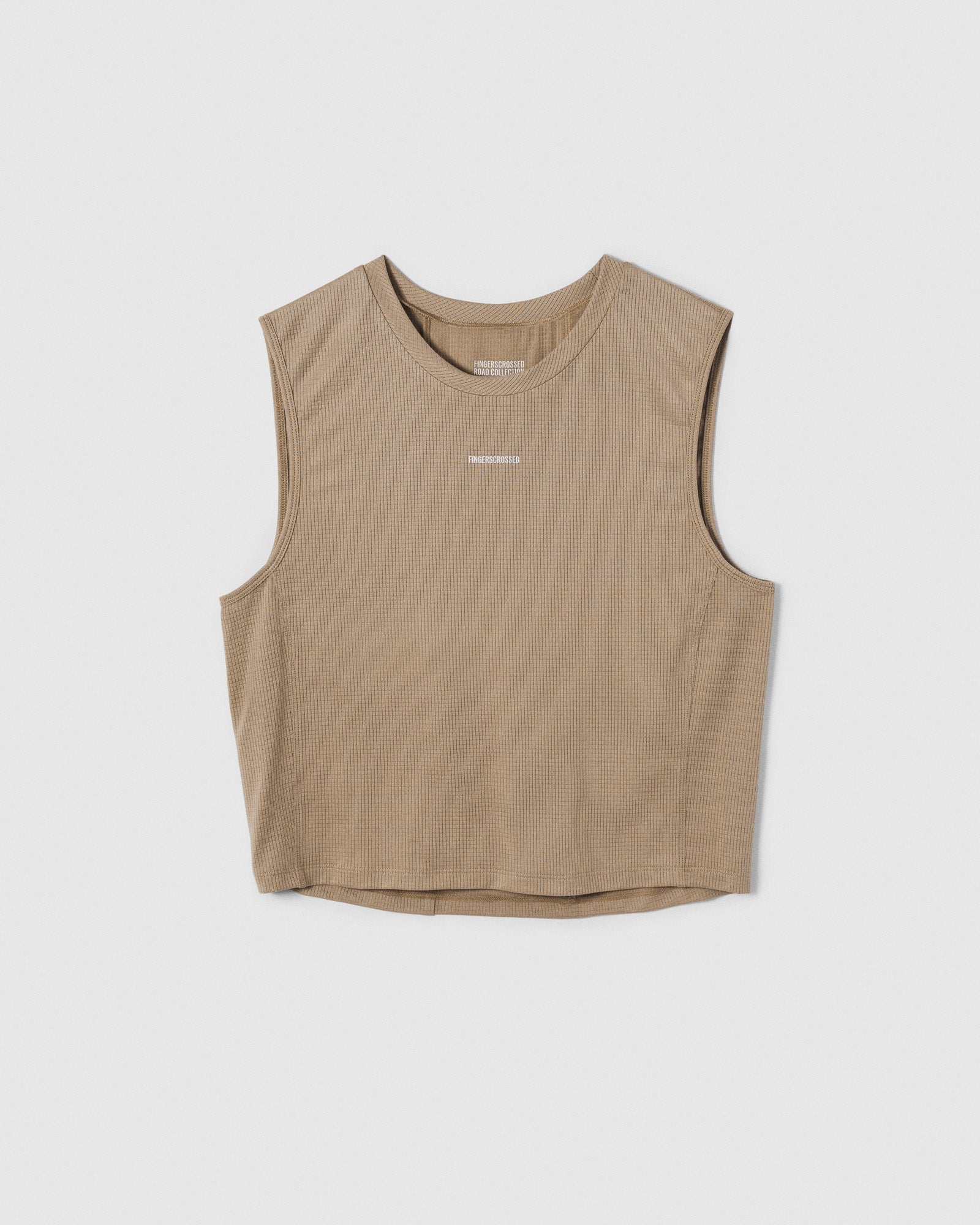 #ROAD CROP TOP DAMEN SAND