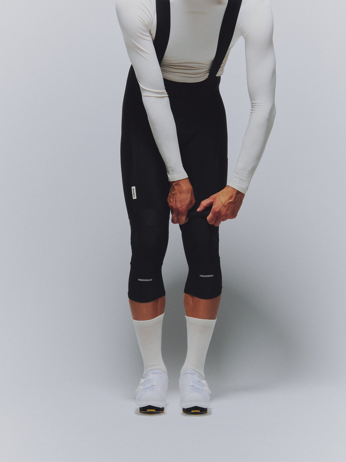 #ROAD KNEE WARMERS BLACK