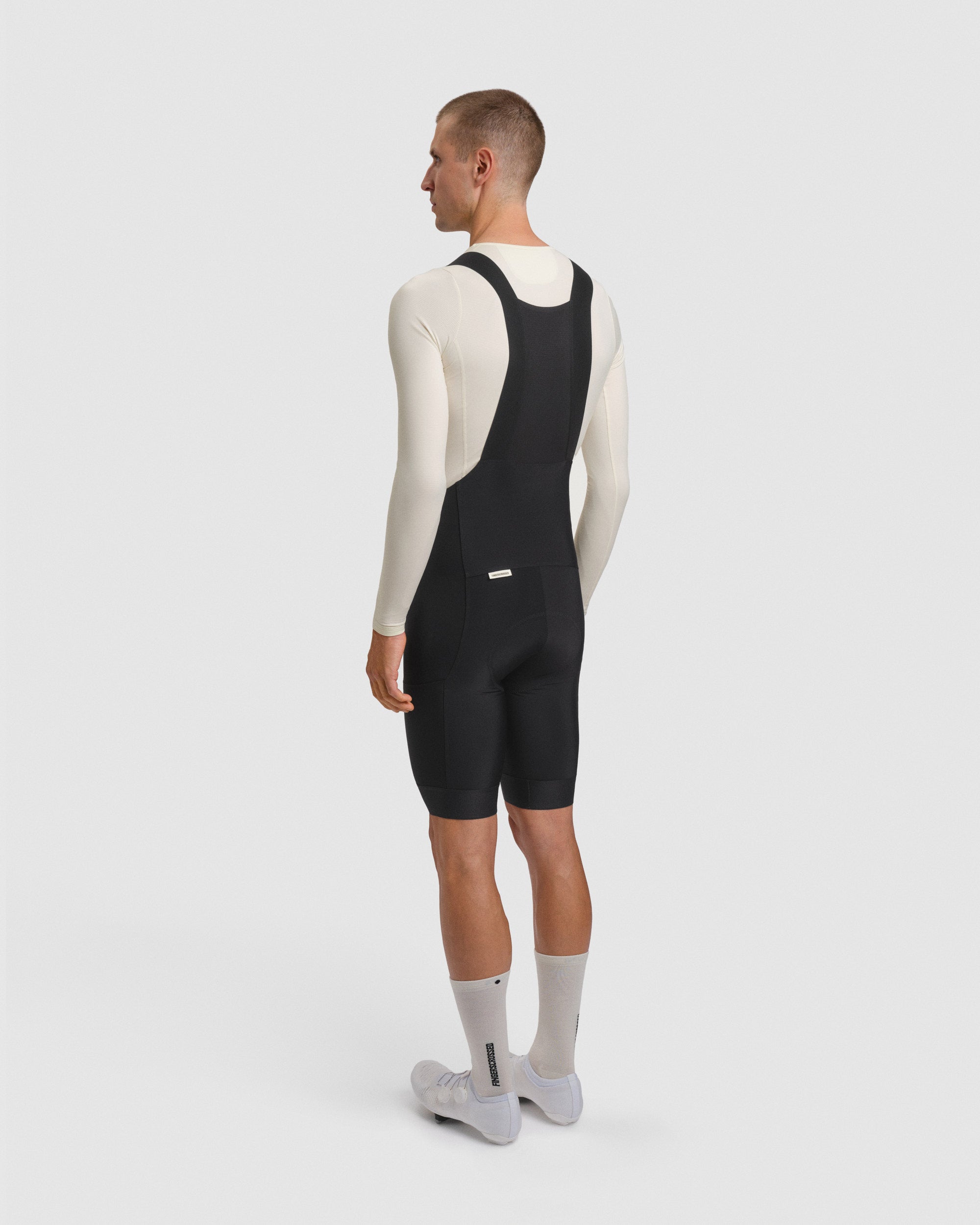 #ROAD BIB THERMAL MEN BLACK