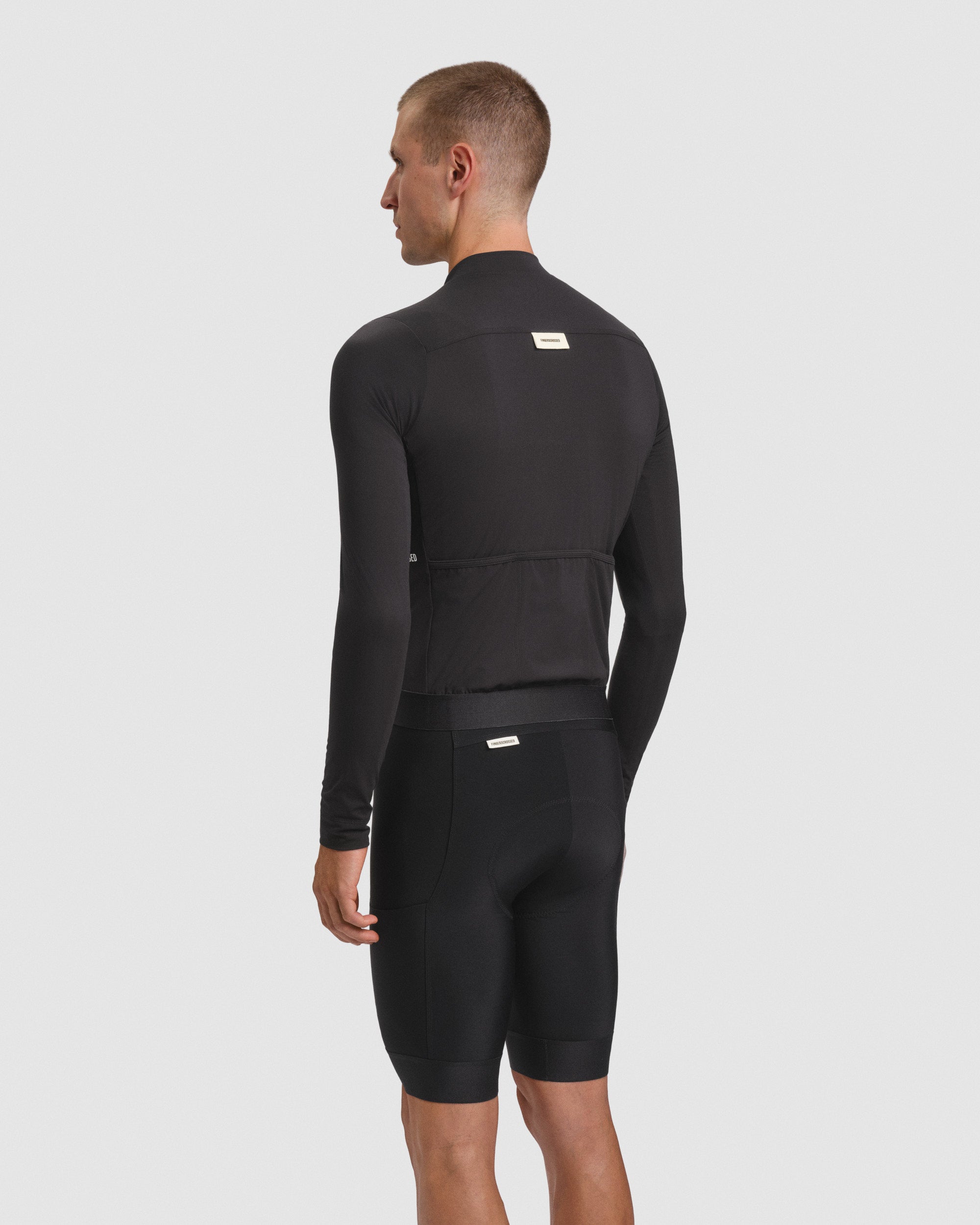 #ROAD JERSEY LS MEN BLACK