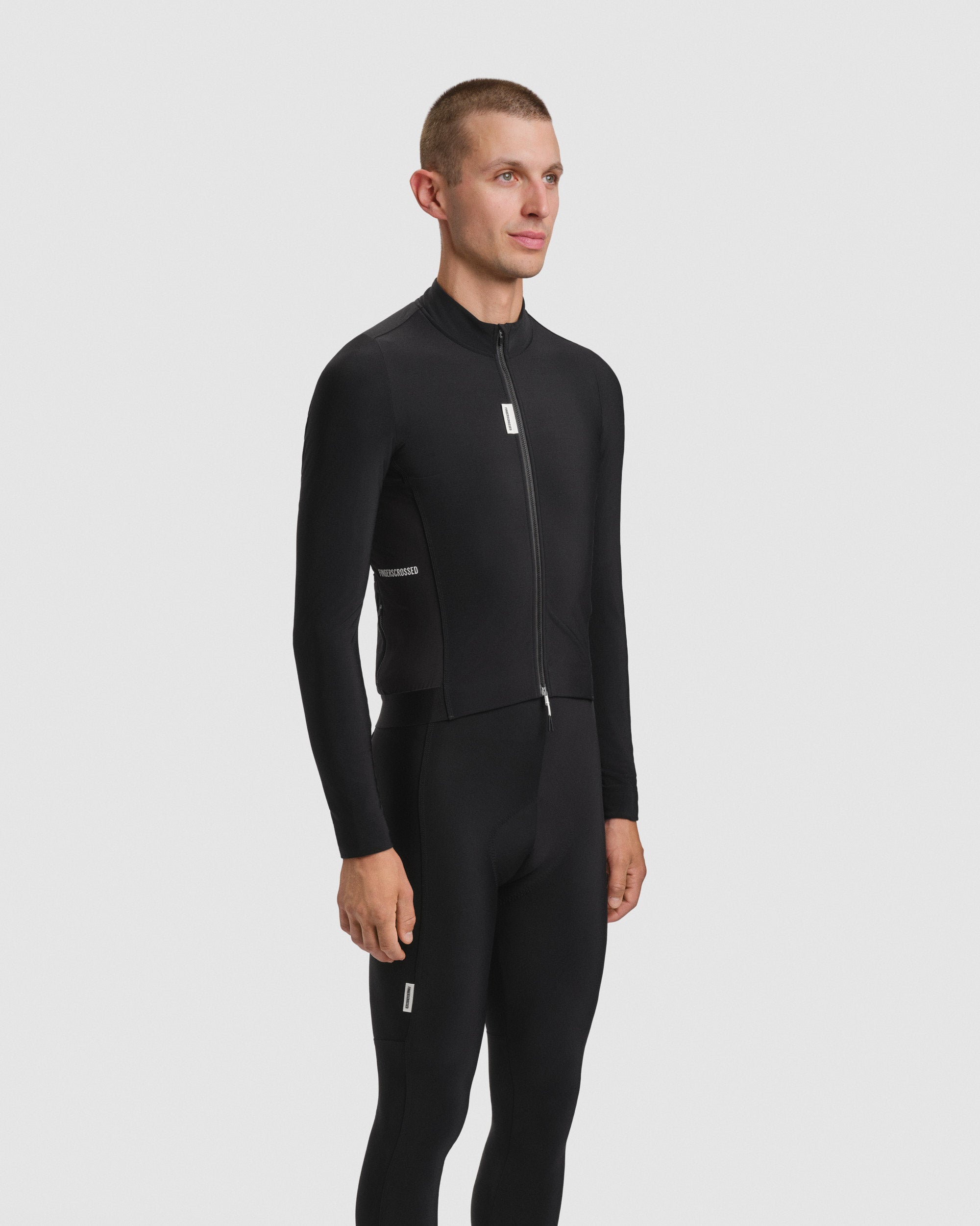 #ROAD JERSEY LS THERMAL MEN BLACK