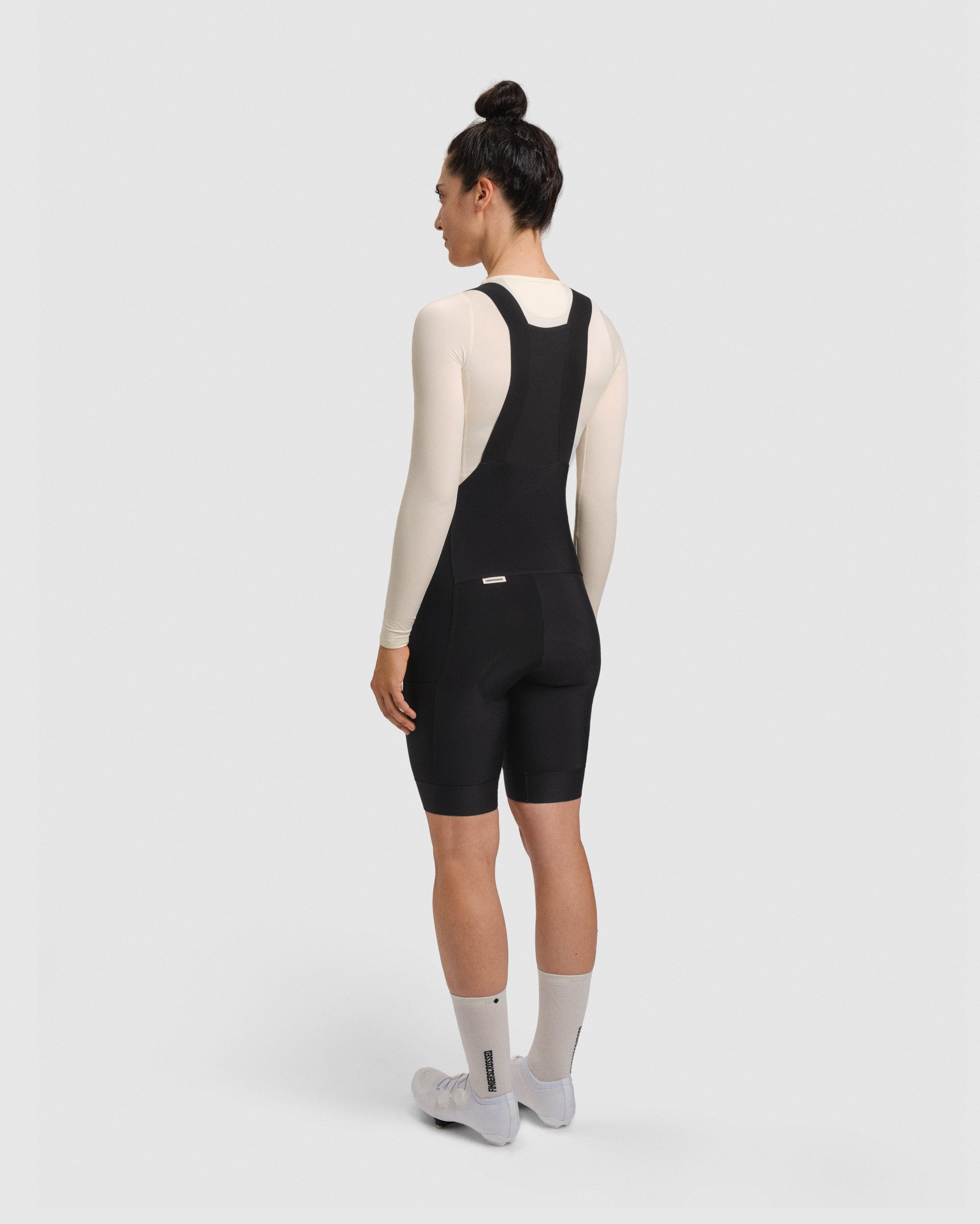#ROAD BIB THERMAL WOMEN BLACK