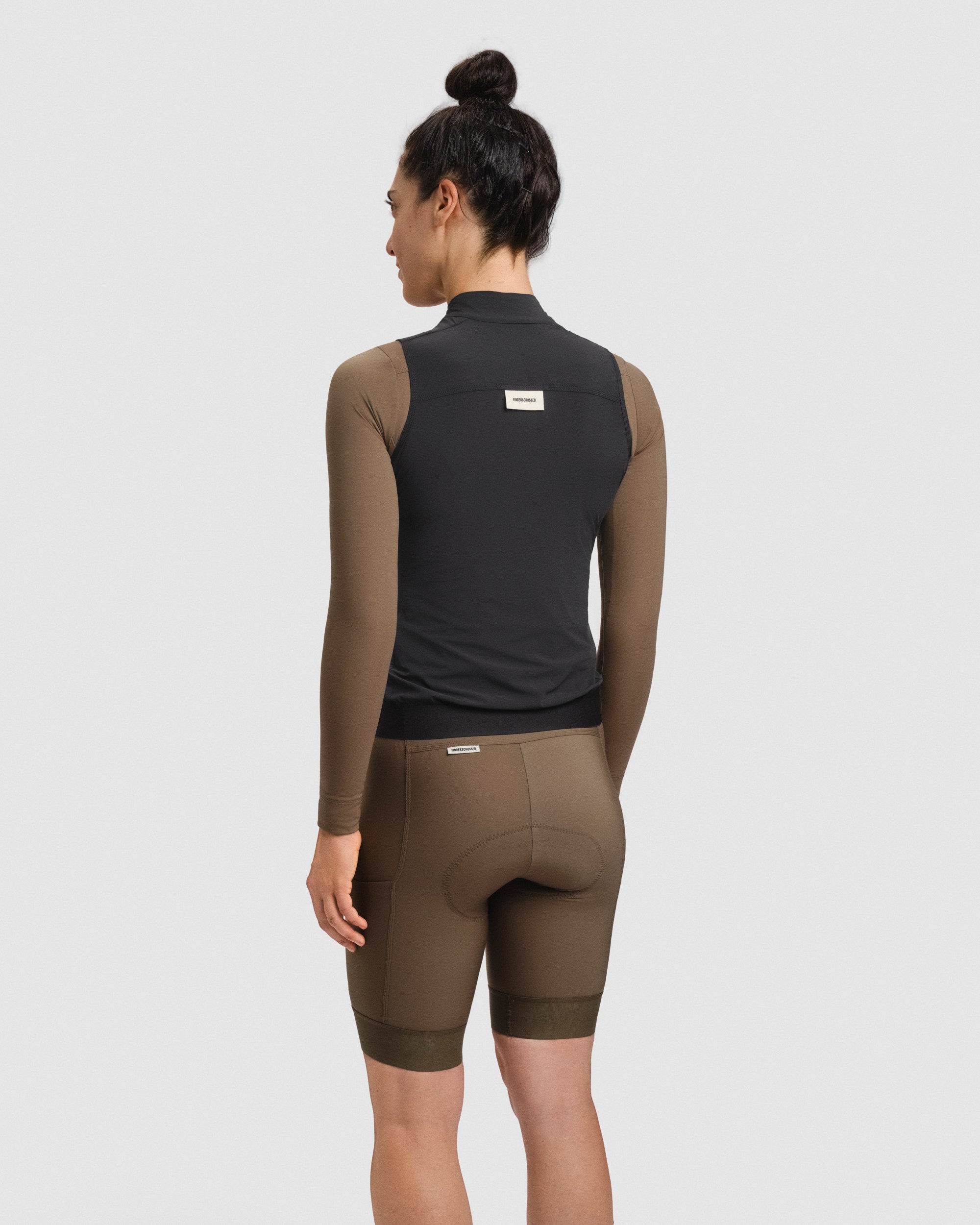 #ROAD WIND VEST INSULATED WOMEN BLACK