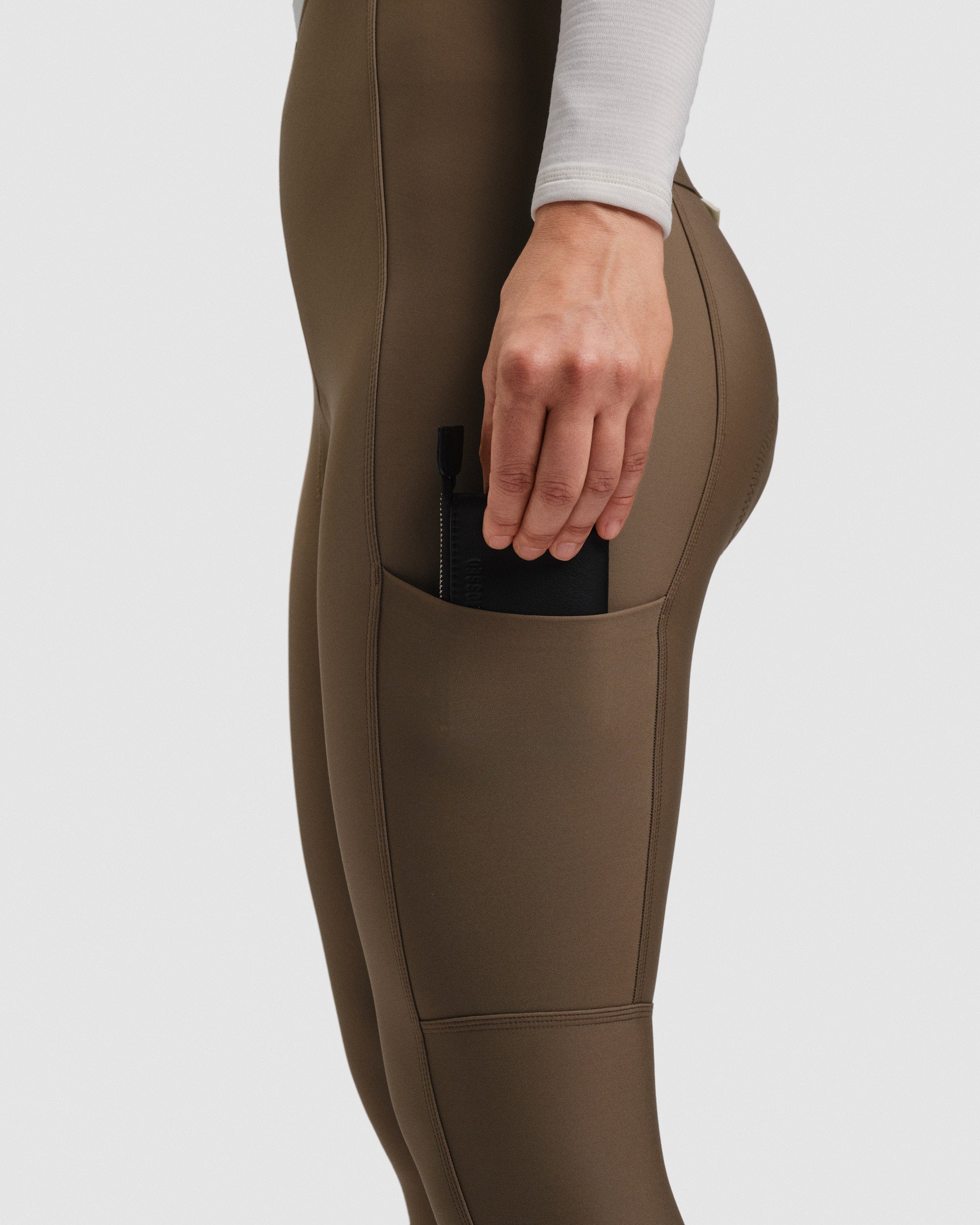 #ROAD BIB LONG THERMAL WOMEN GROUND