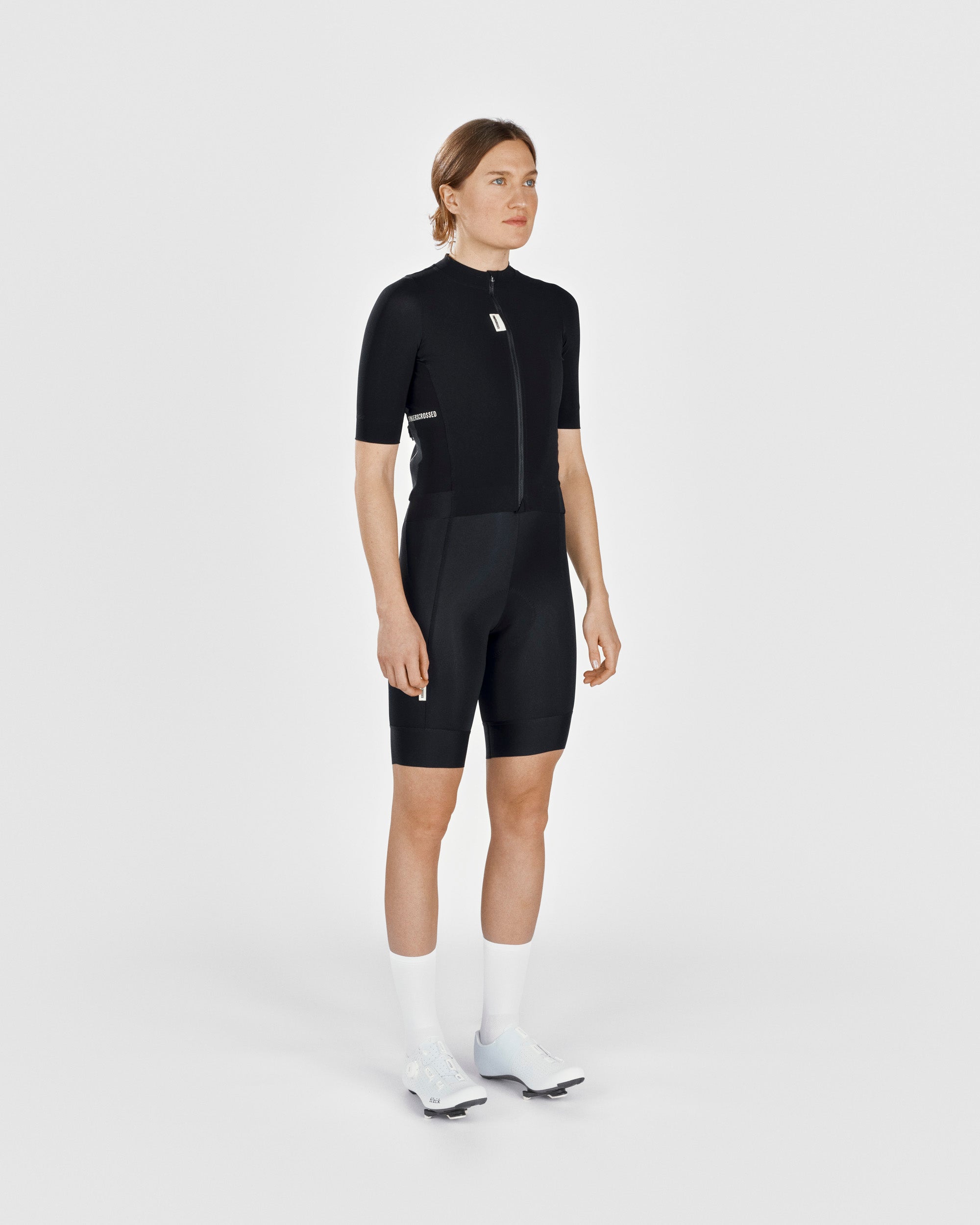 #ROAD JERSEY WOMEN BLACK