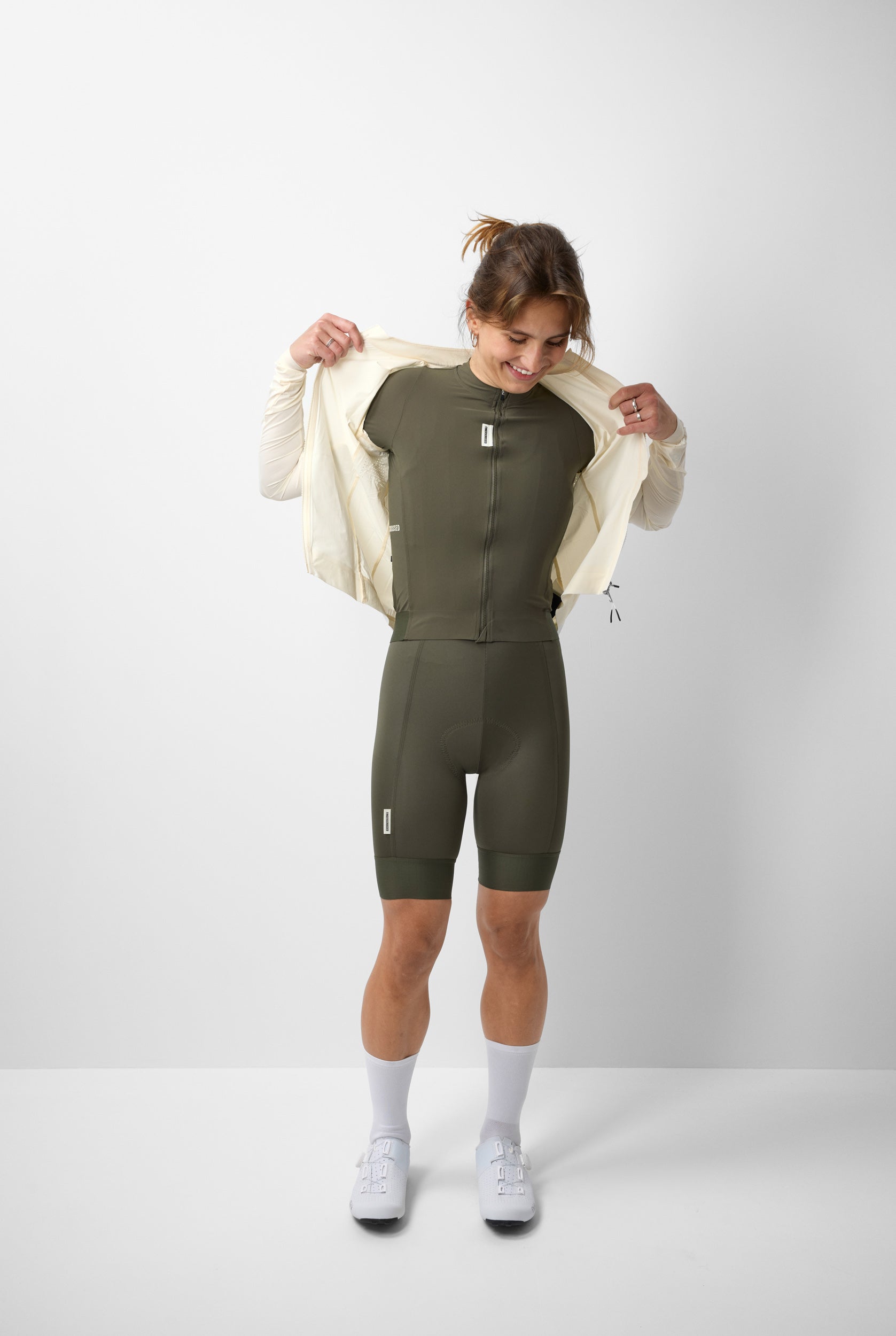 #ROAD WIND JACKET WOMEN ANTIQUE CREAM