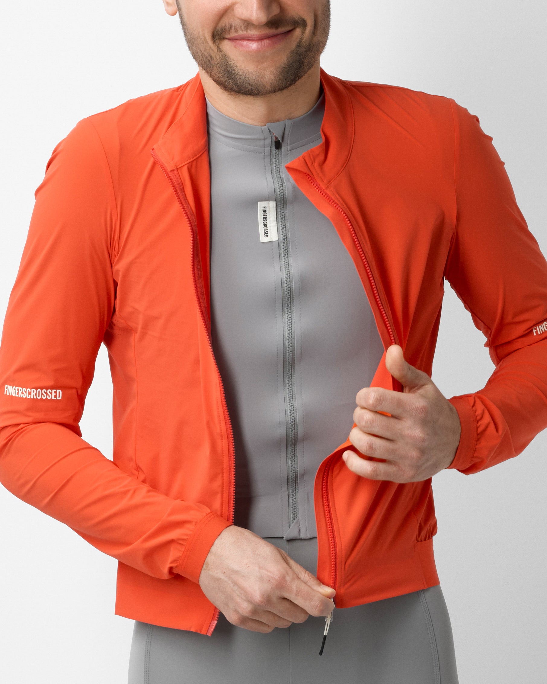 #ROAD WIND JACKET MEN POPPY RED