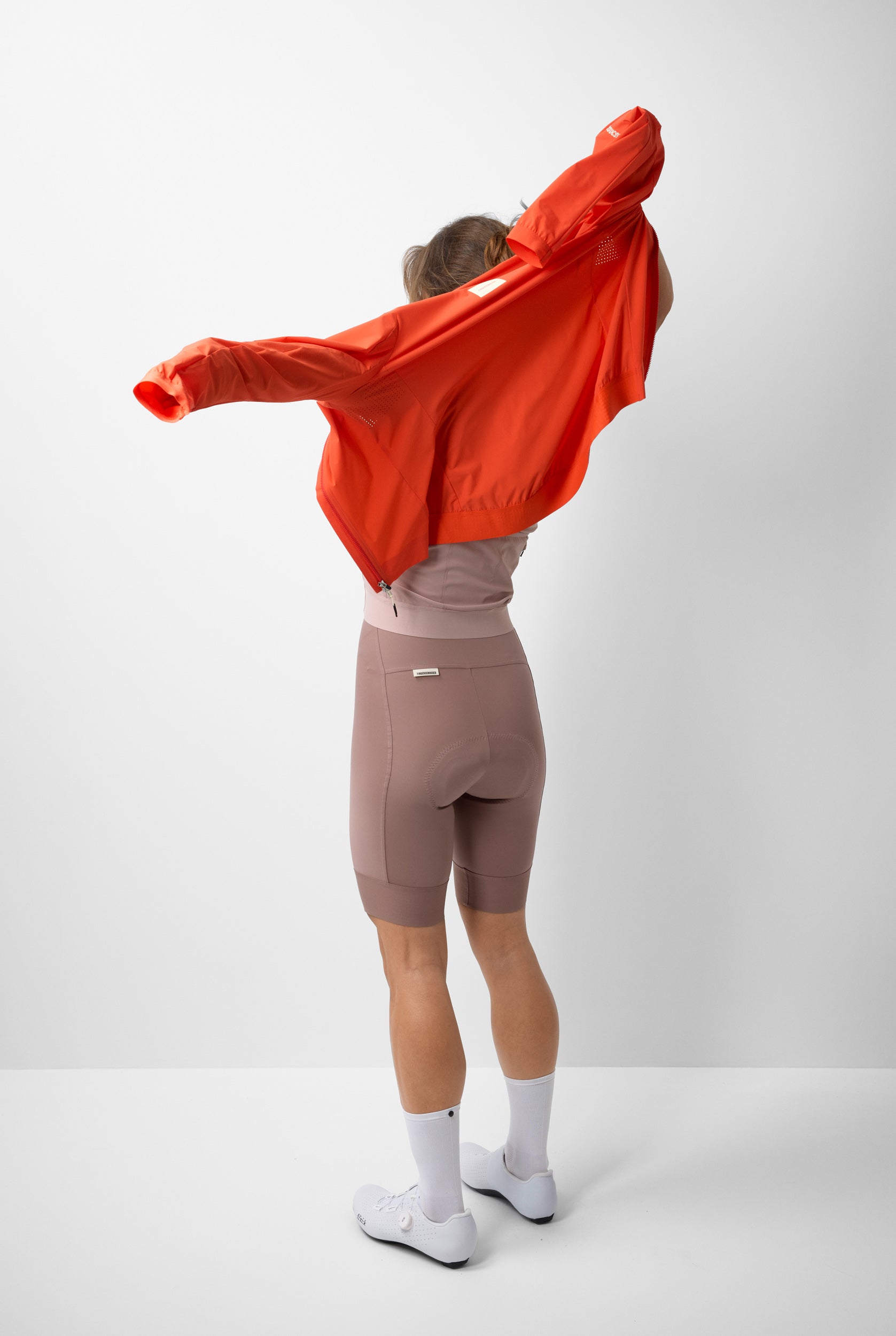 #ROAD WIND JACKET WOMEN POPPY RED