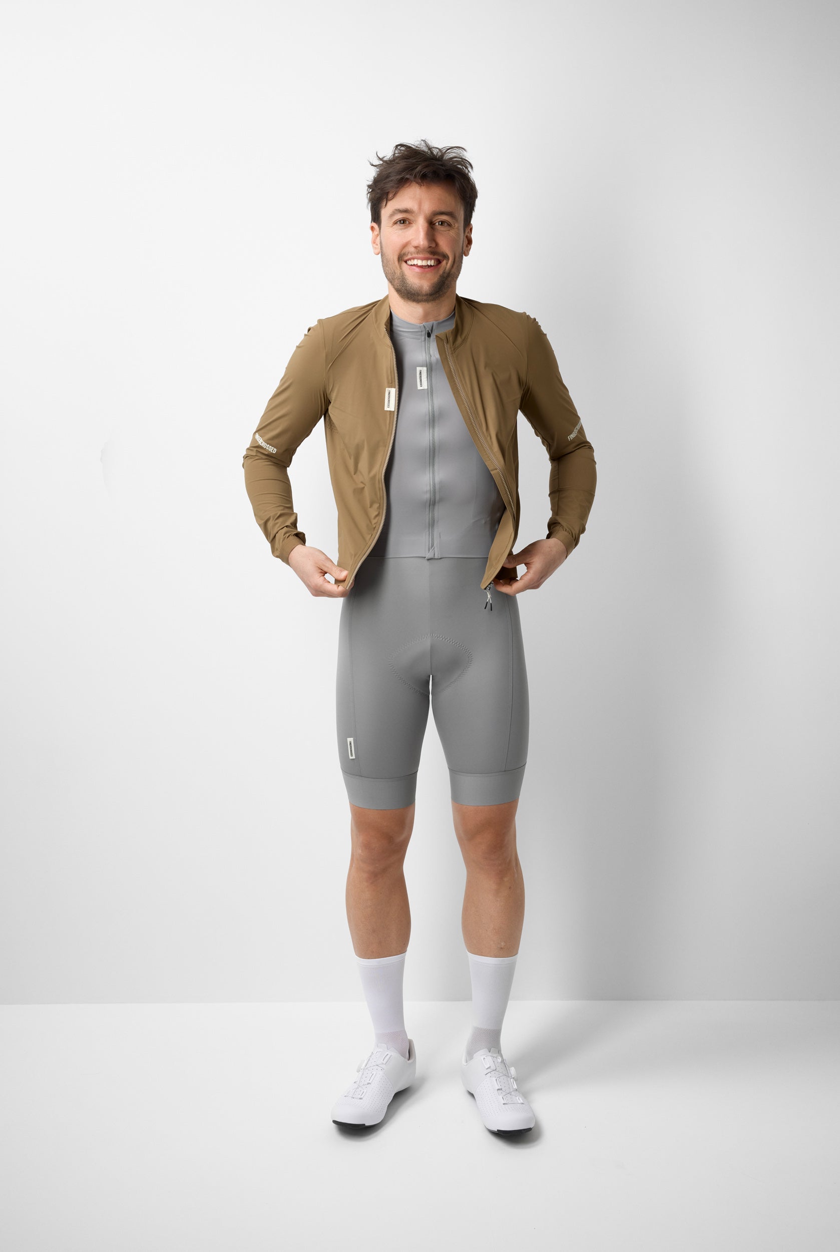 #ROAD WIND JACKET MEN WALNUT