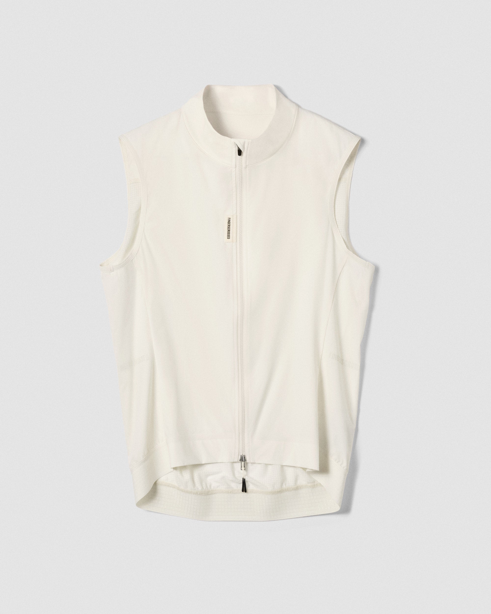 #ROAD WIND VEST WOMEN ANTIQUE CREAM