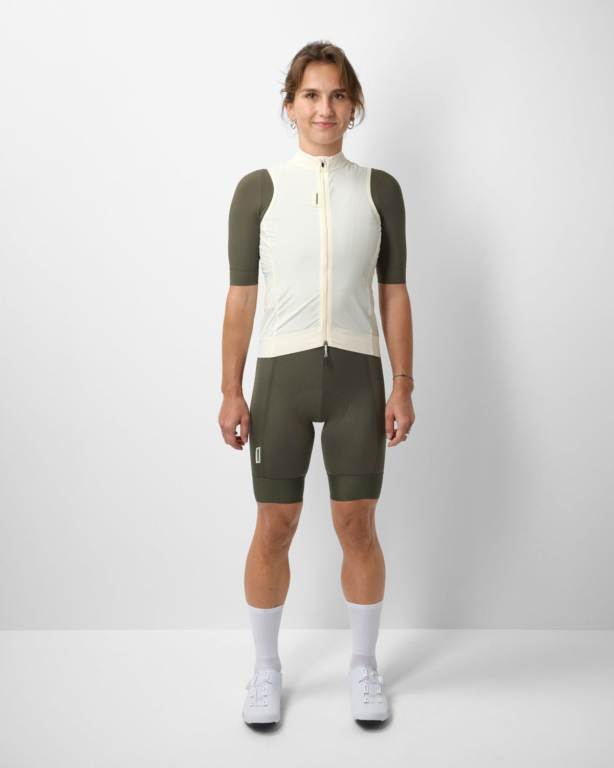 #ROAD WIND VEST DAMEN ANTIQUE CREAM