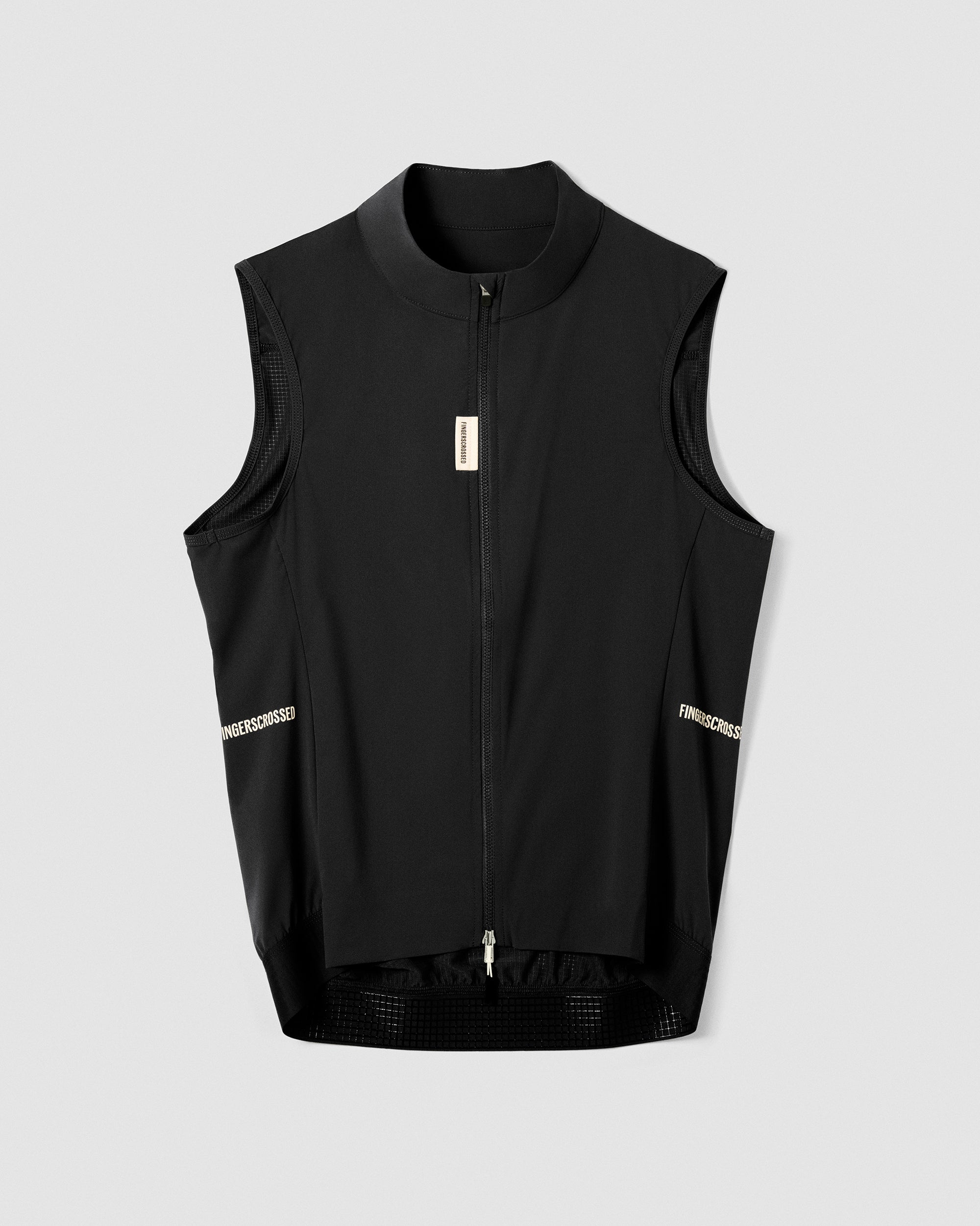 #ROAD WIND VEST MEN BLACK