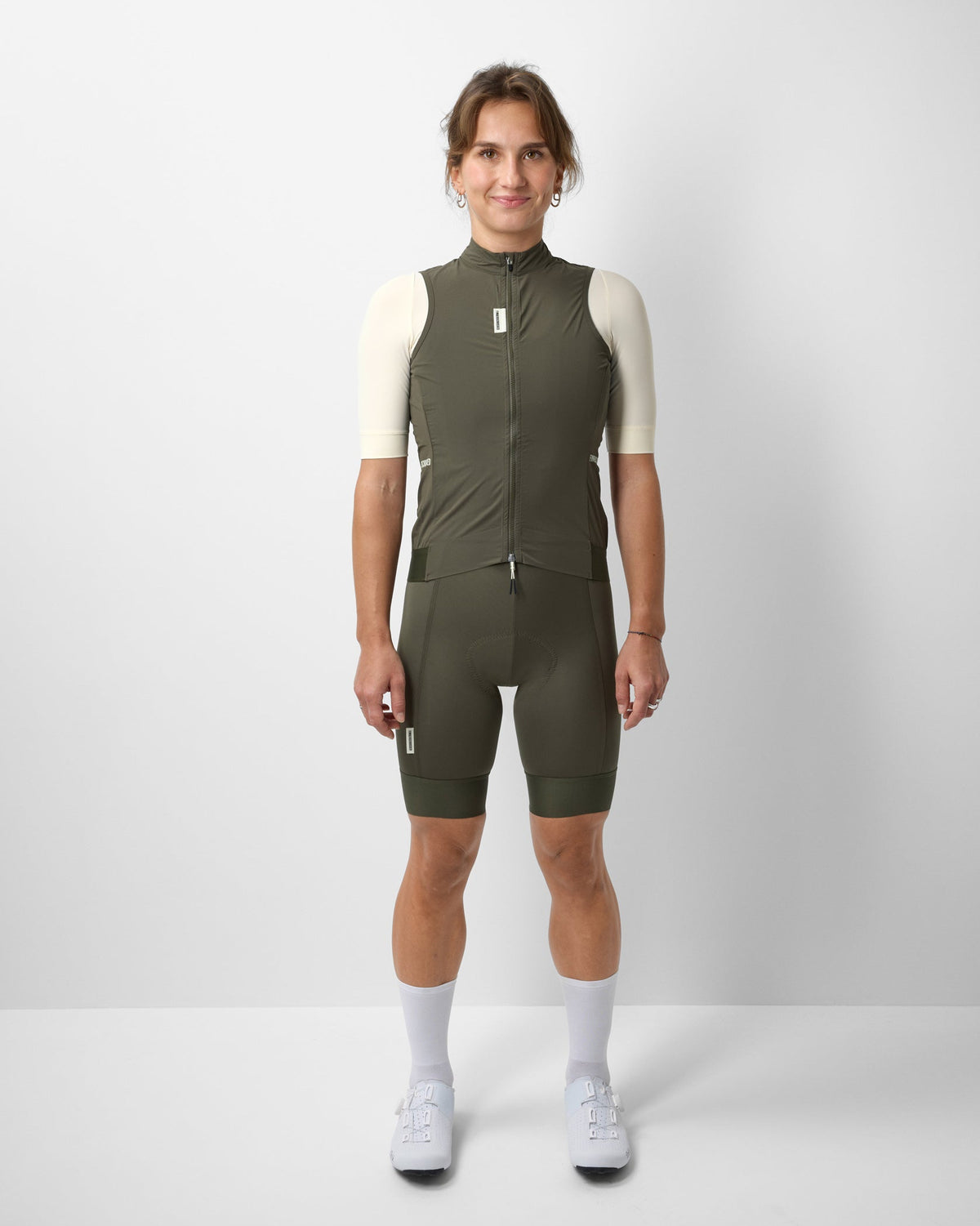 #ROAD WIND VEST DAMEN OLIVE