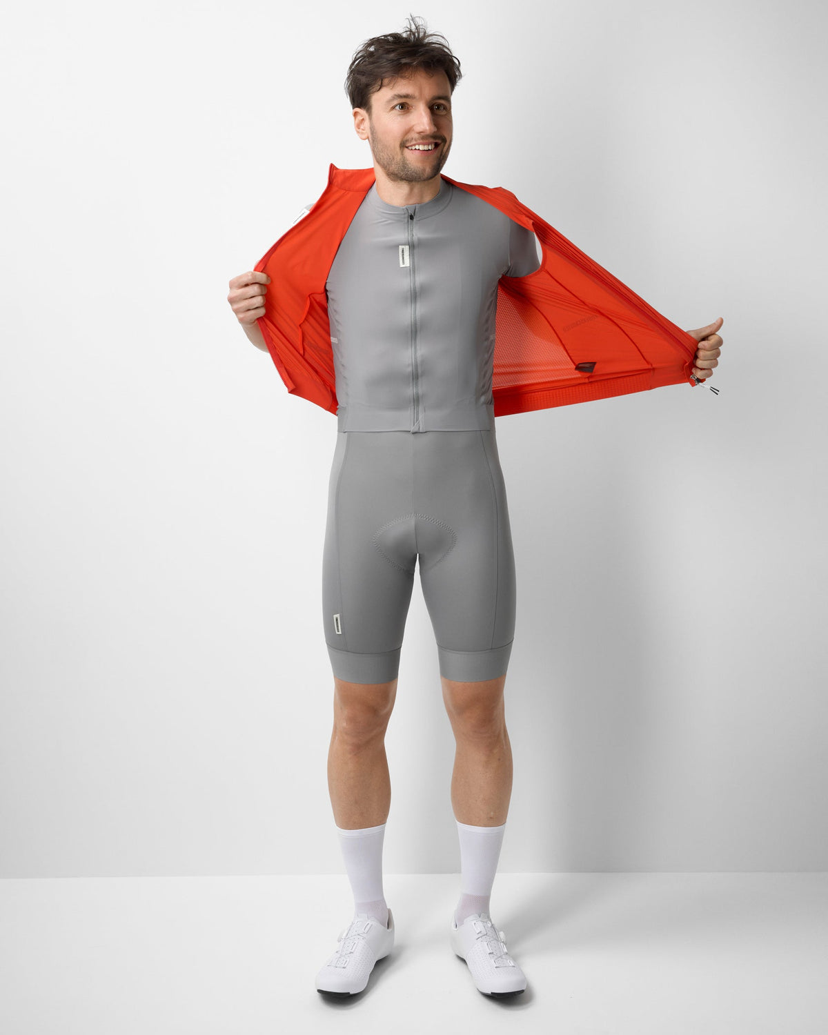 #ROAD WIND VEST HERREN POPPY RED