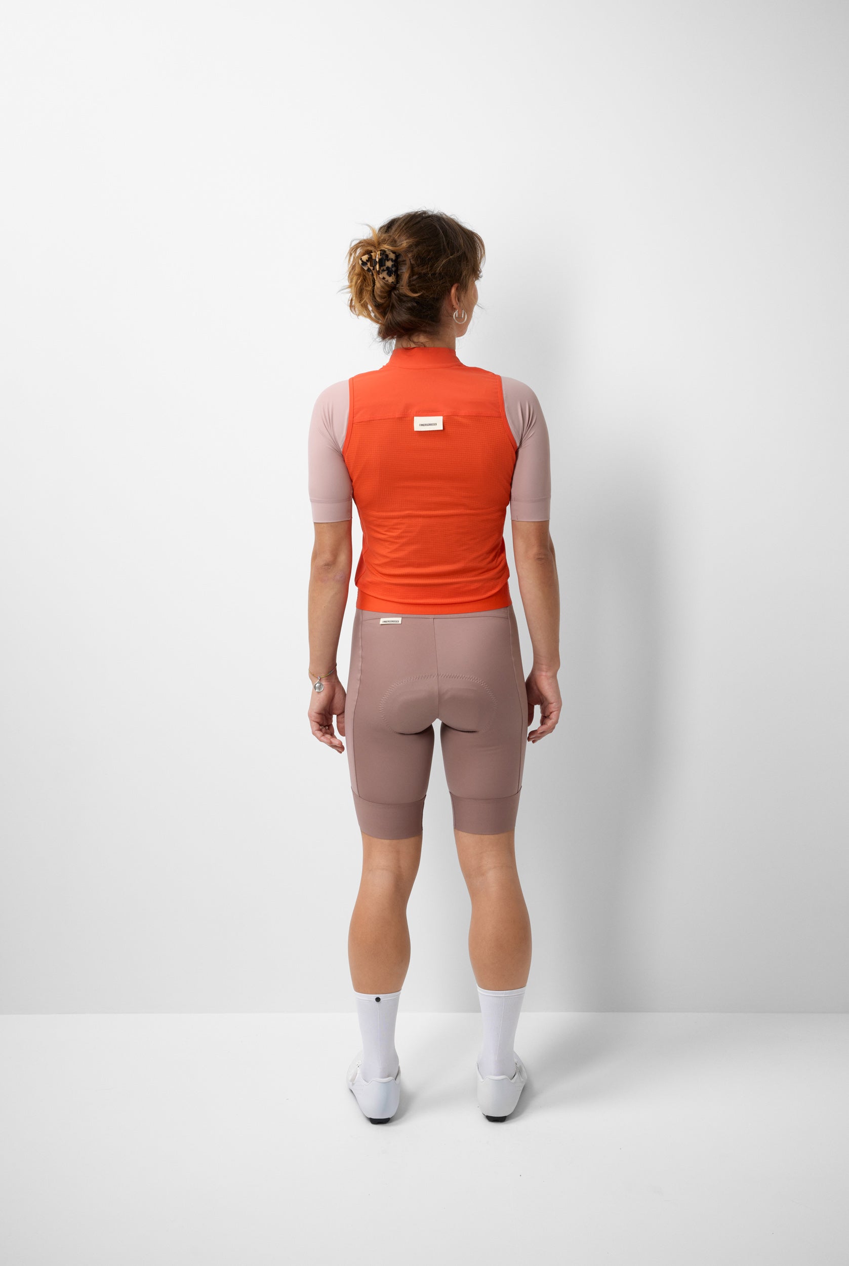 #ROAD WIND VEST WOMEN POPPY RED