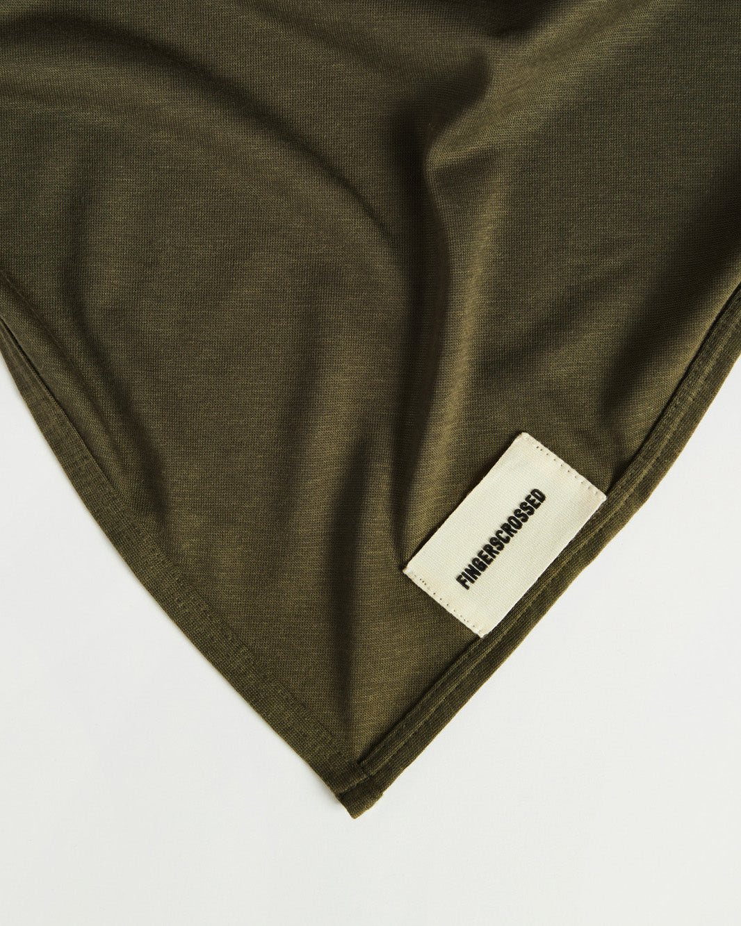 #TRIANGLE SCARF OLIVE