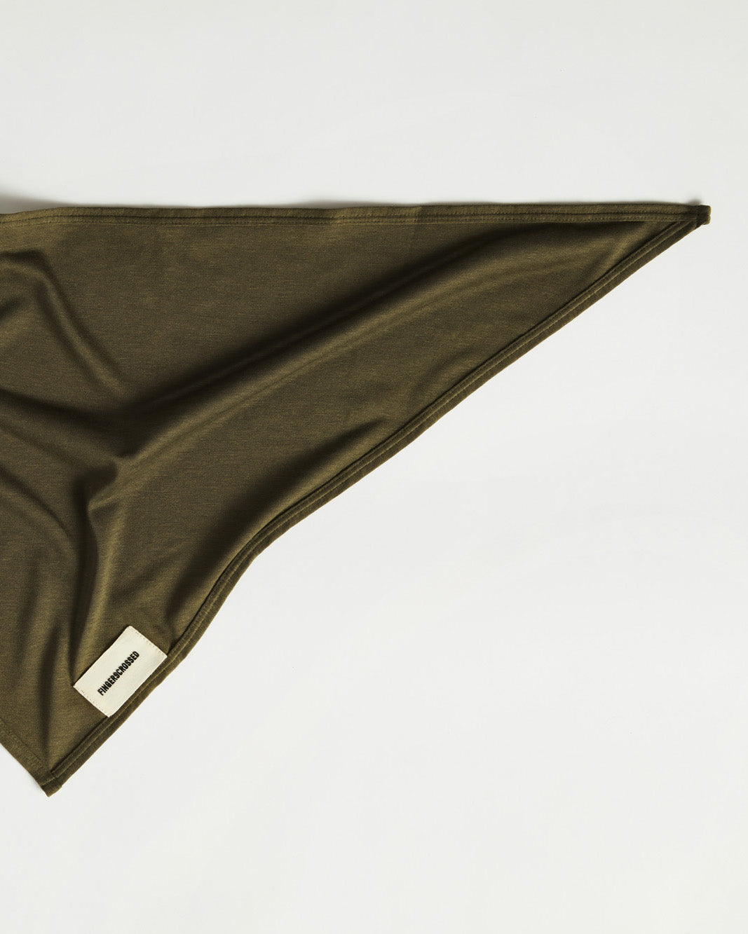 #TRIANGLE SCARF OLIVE