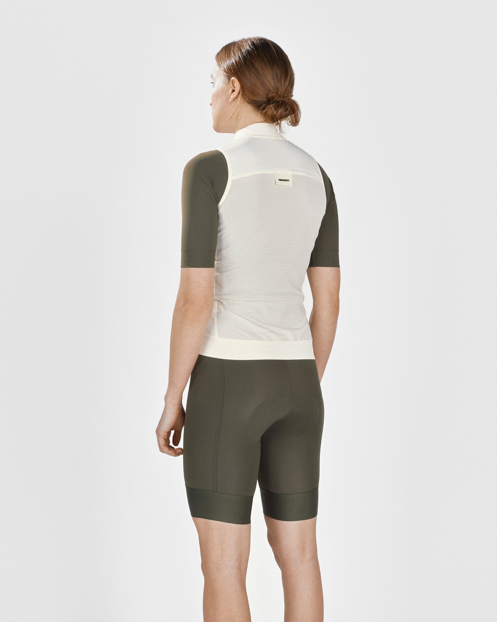 #ROAD WIND VEST WOMEN ANTIQUE CREAM