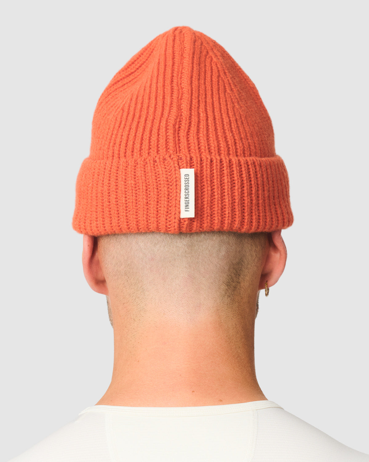 #BEANIE MERINO CASUAL MANDARINE