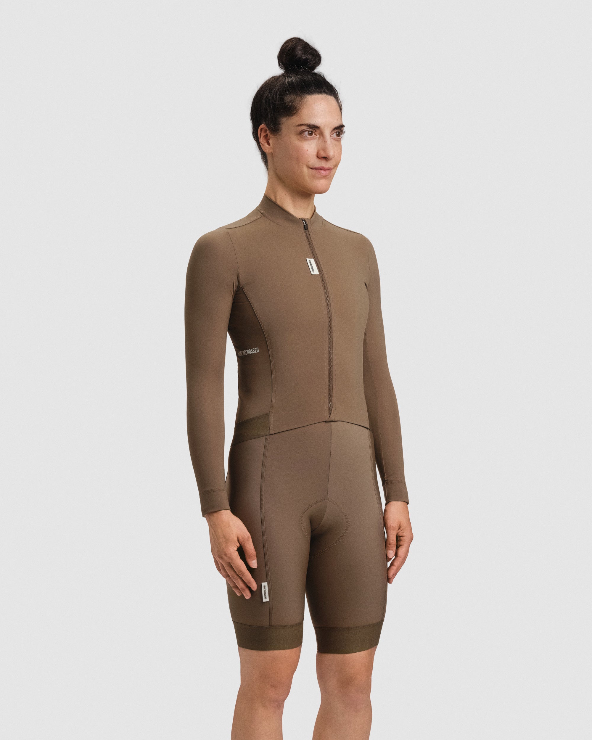 #ROAD JERSEY LS WOMEN GROUND