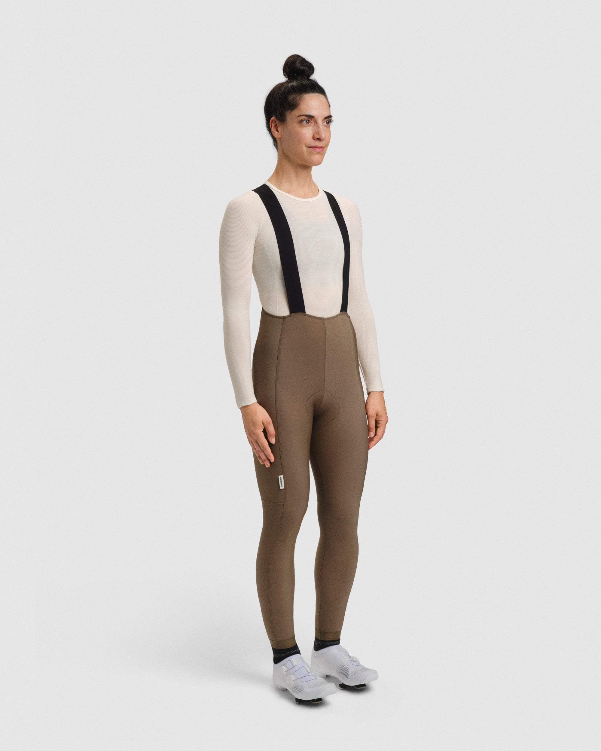 #ROAD BIB LONG THERMAL WOMEN GROUND