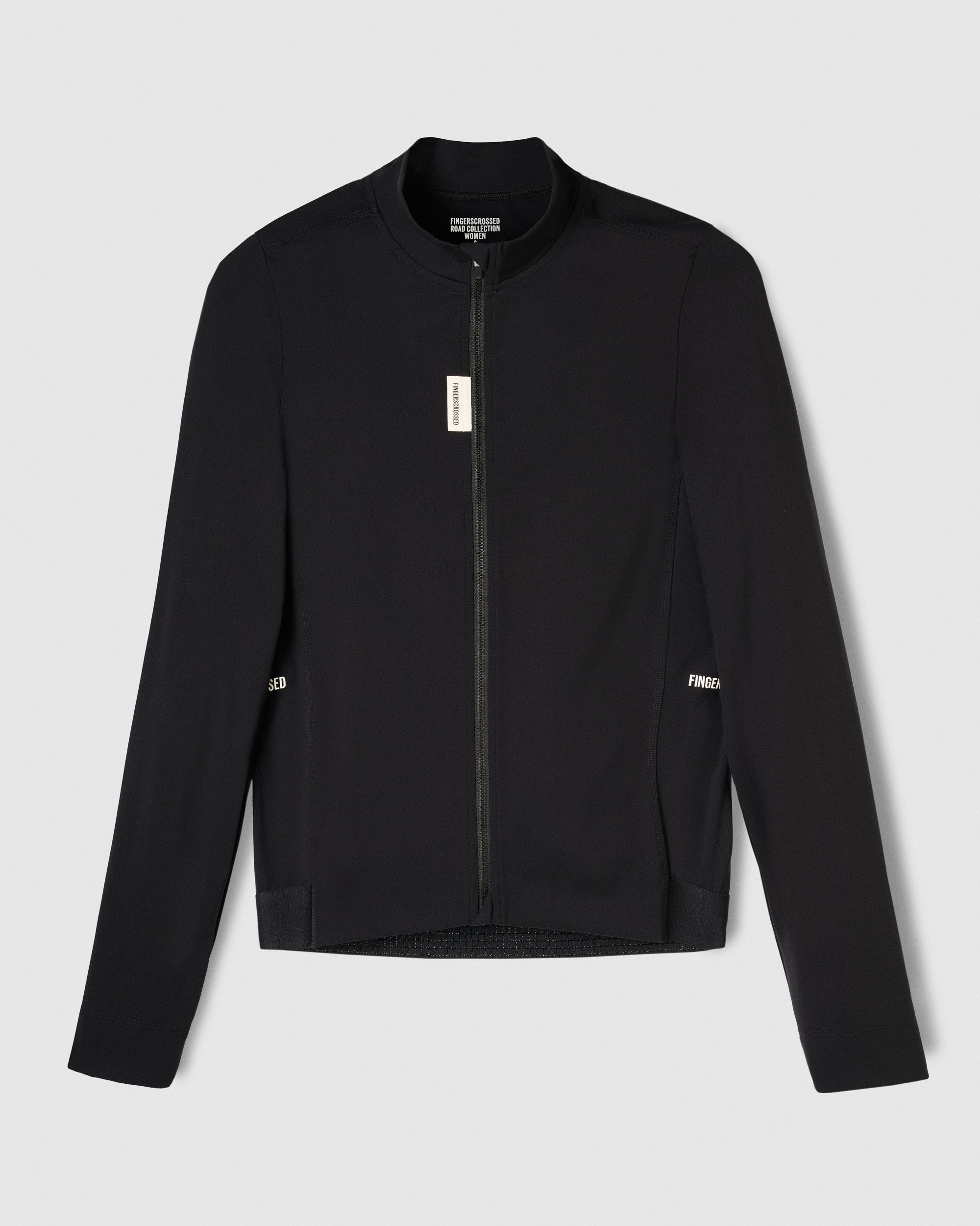 #ROAD JERSEY LS WOMEN BLACK