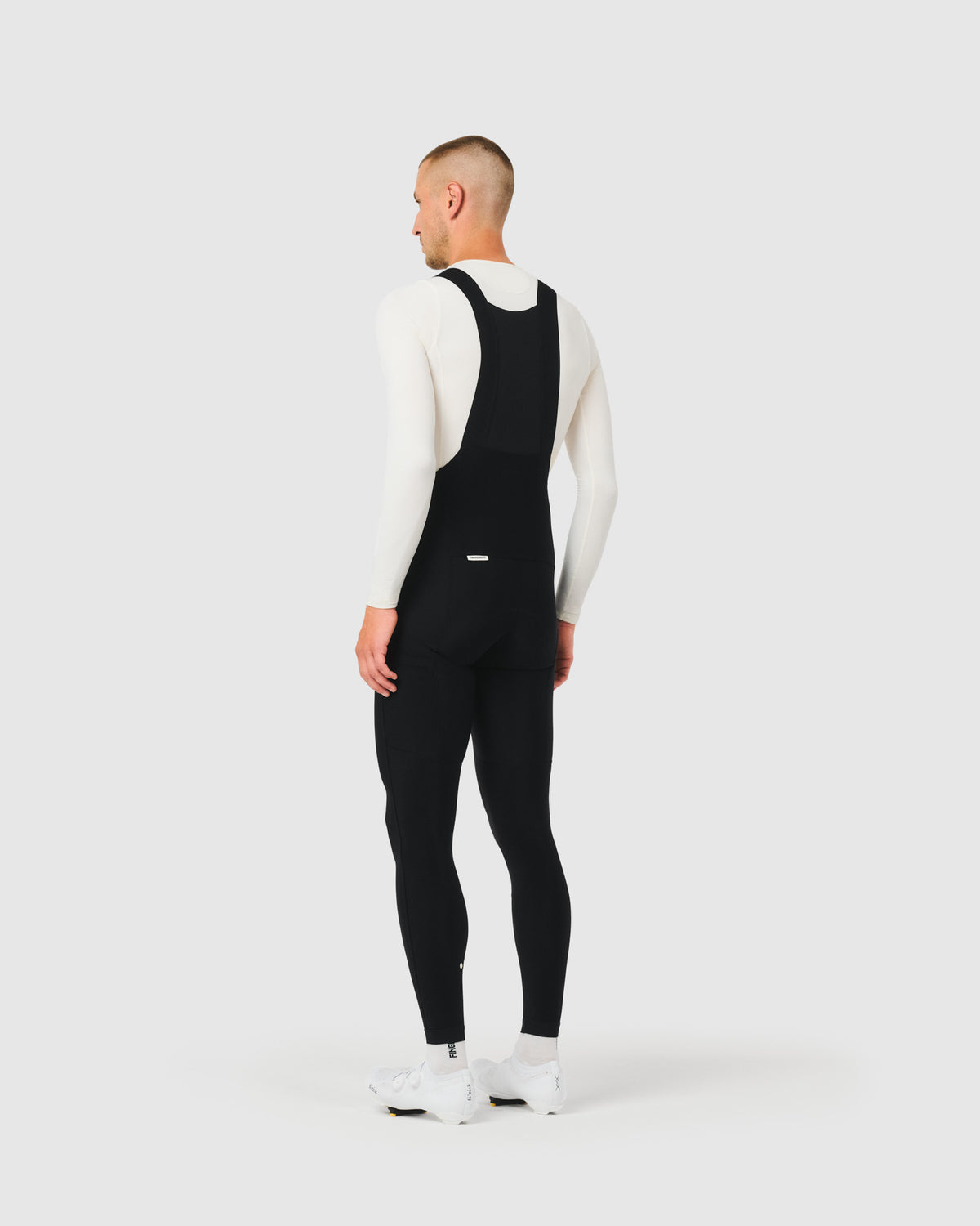 #ROAD BIB LONG THERMAL MEN BLACK