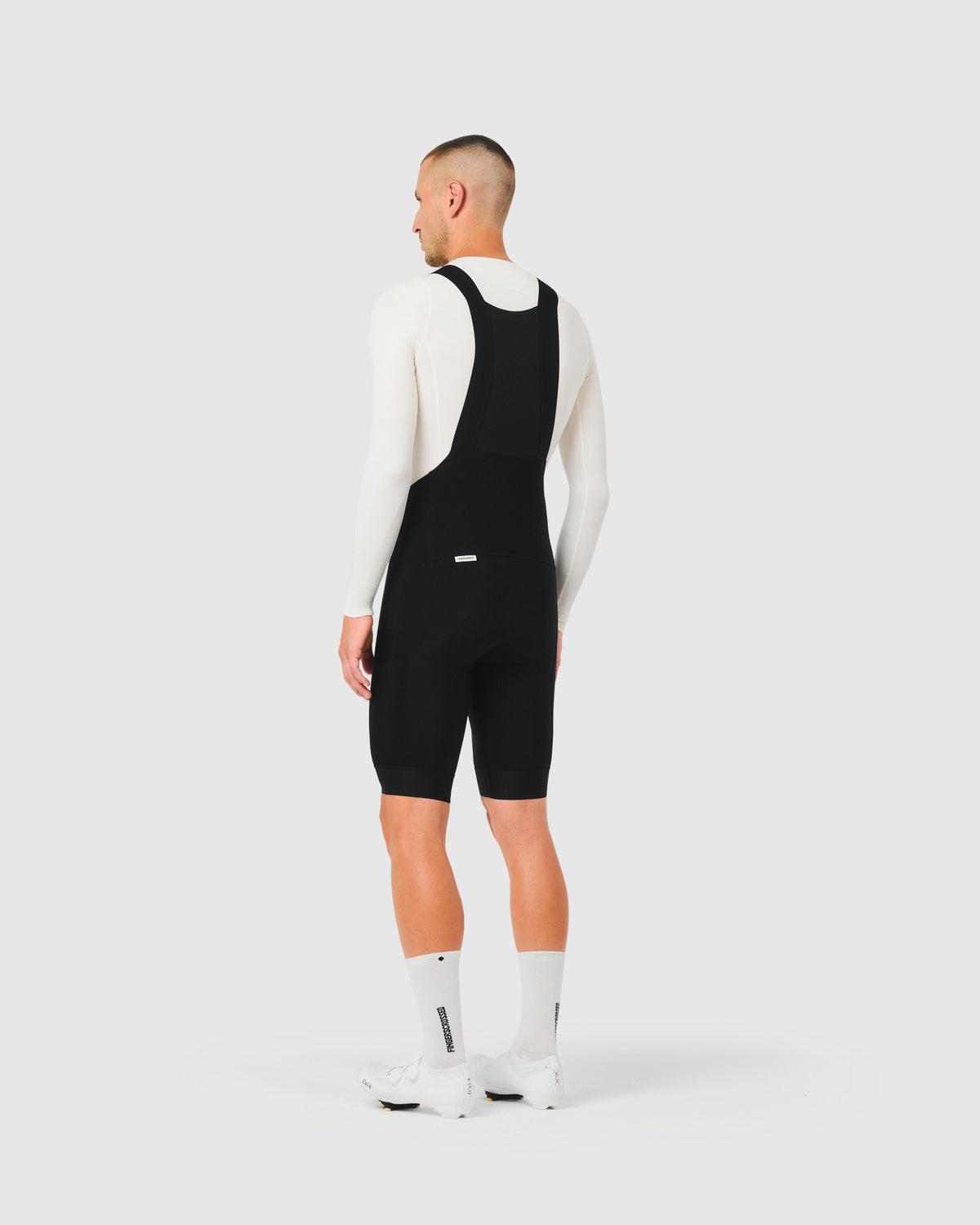 #ROAD BIB THERMAL MEN BLACK
