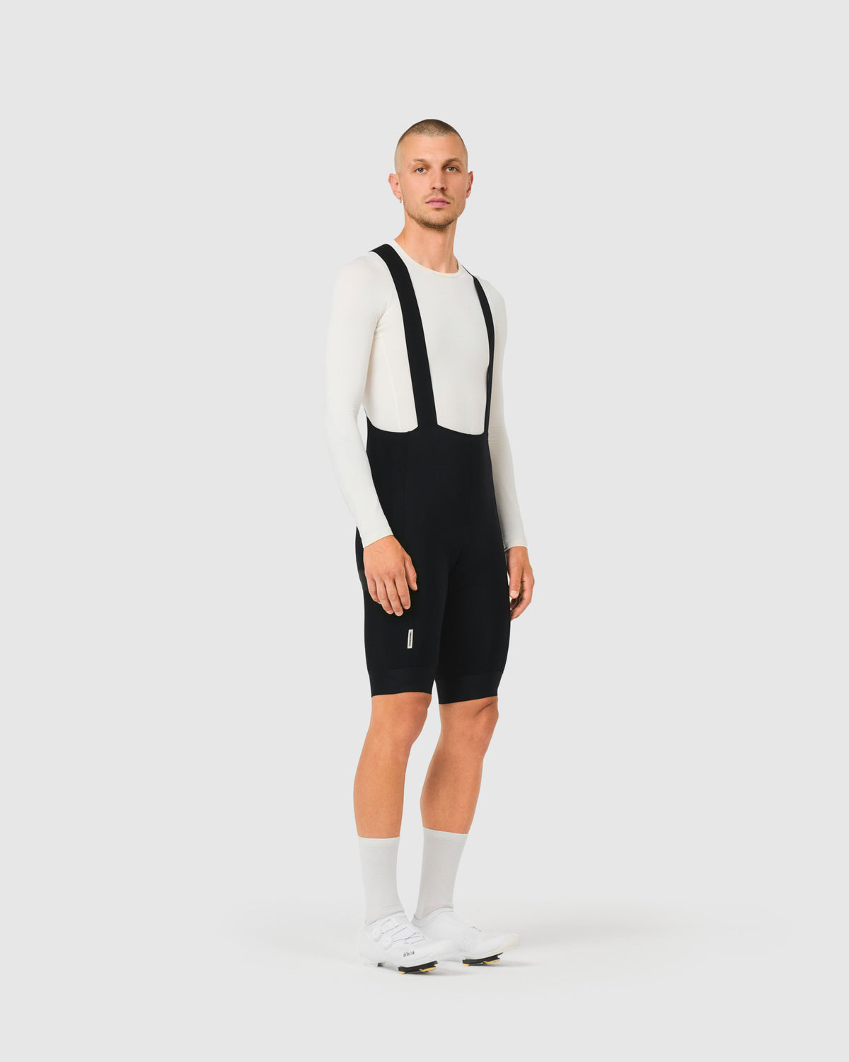 #ROAD BIB THERMAL MEN BLACK