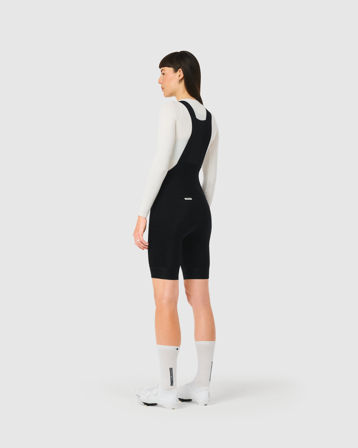#ROAD BIB THERMAL WOMEN BLACK