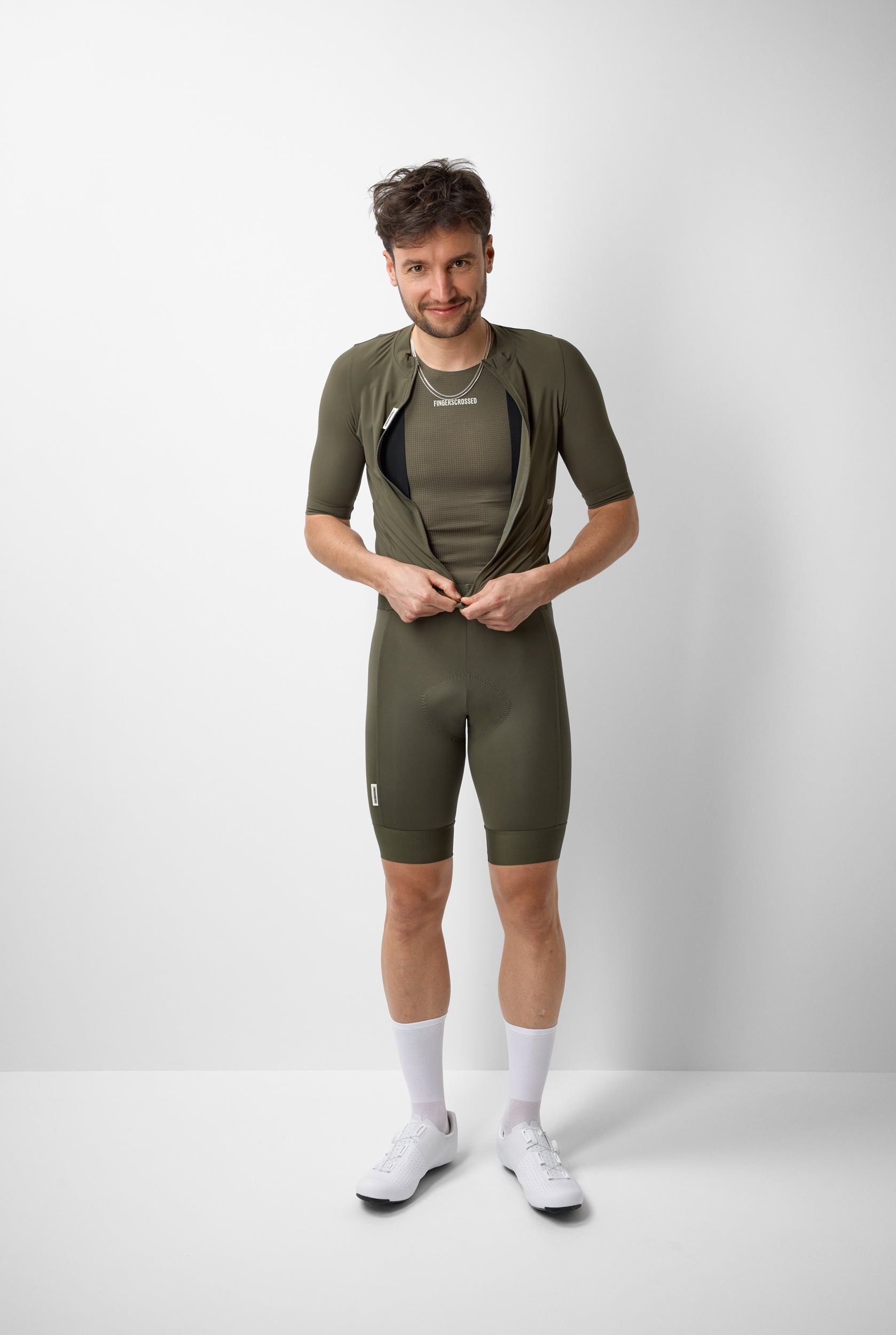 #ROAD JERSEY MEN OLIVE