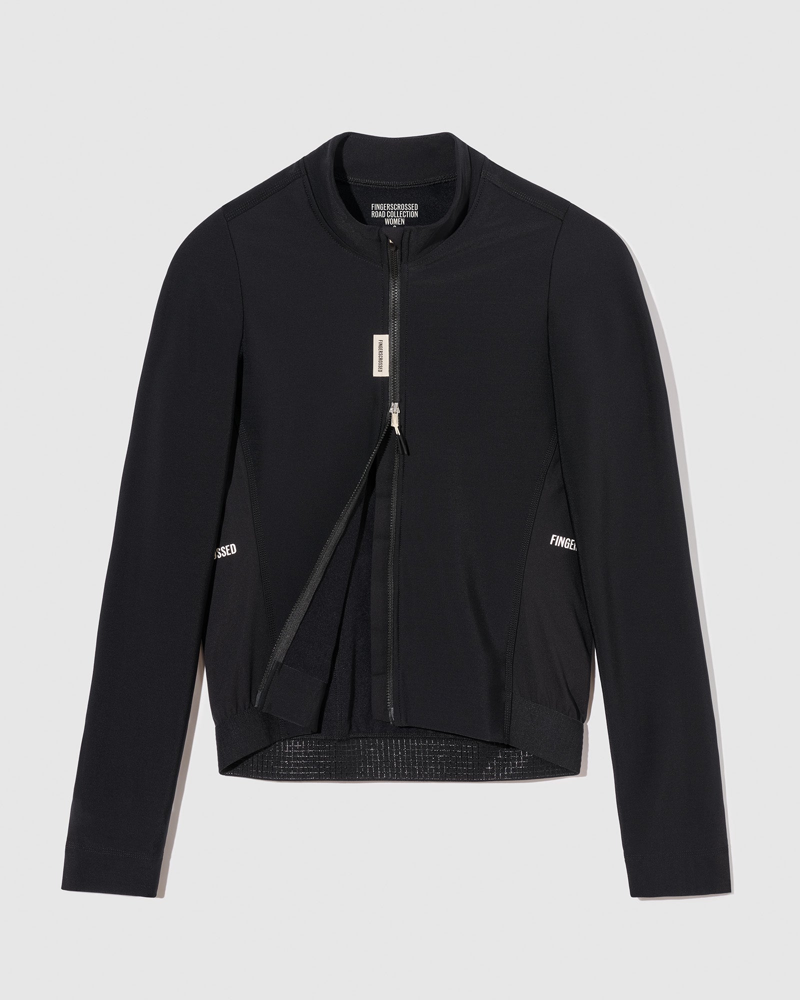 #ROAD JERSEY LS THERMAL DAMEN BLACK