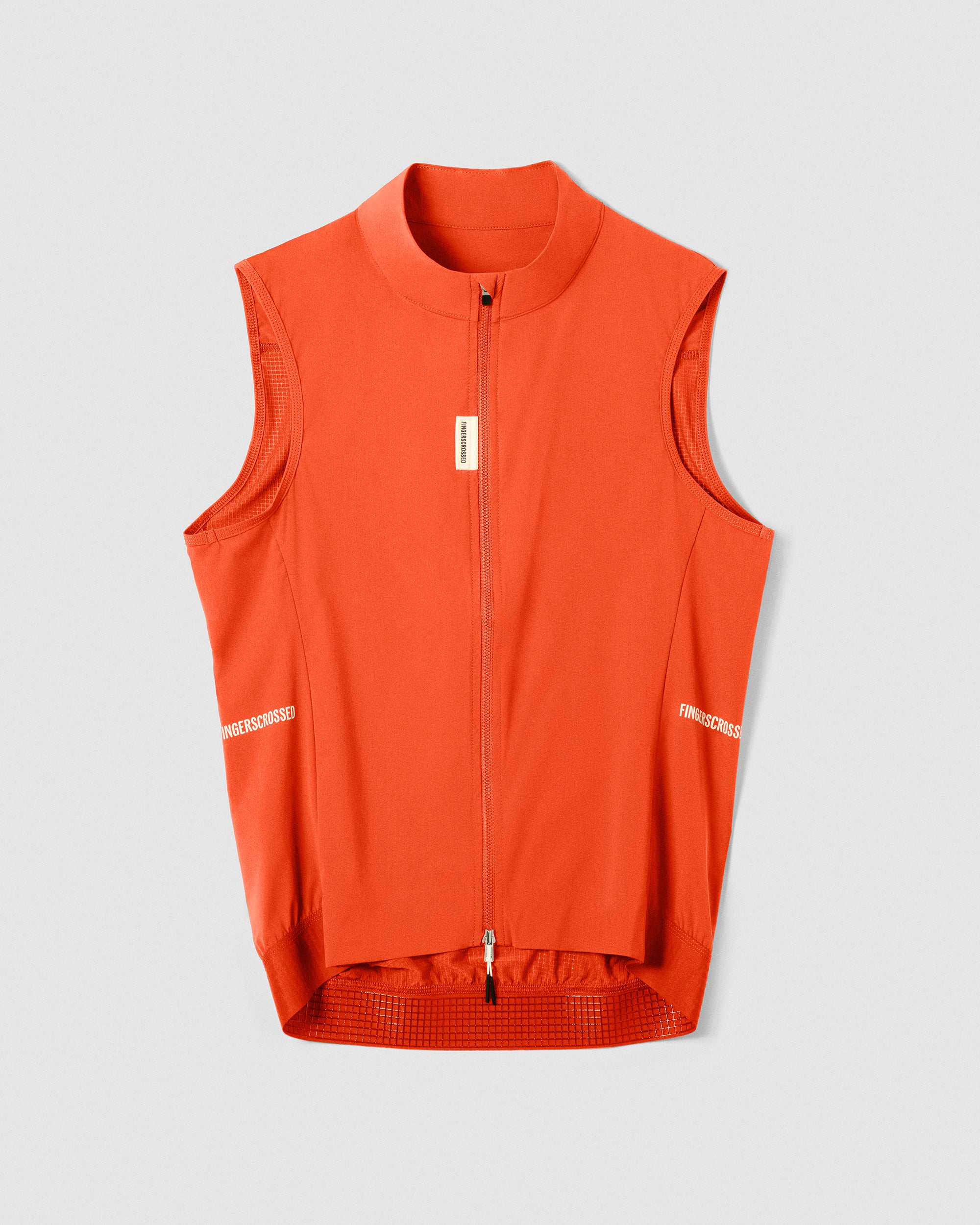 #ROAD WIND VEST WOMEN POPPY RED