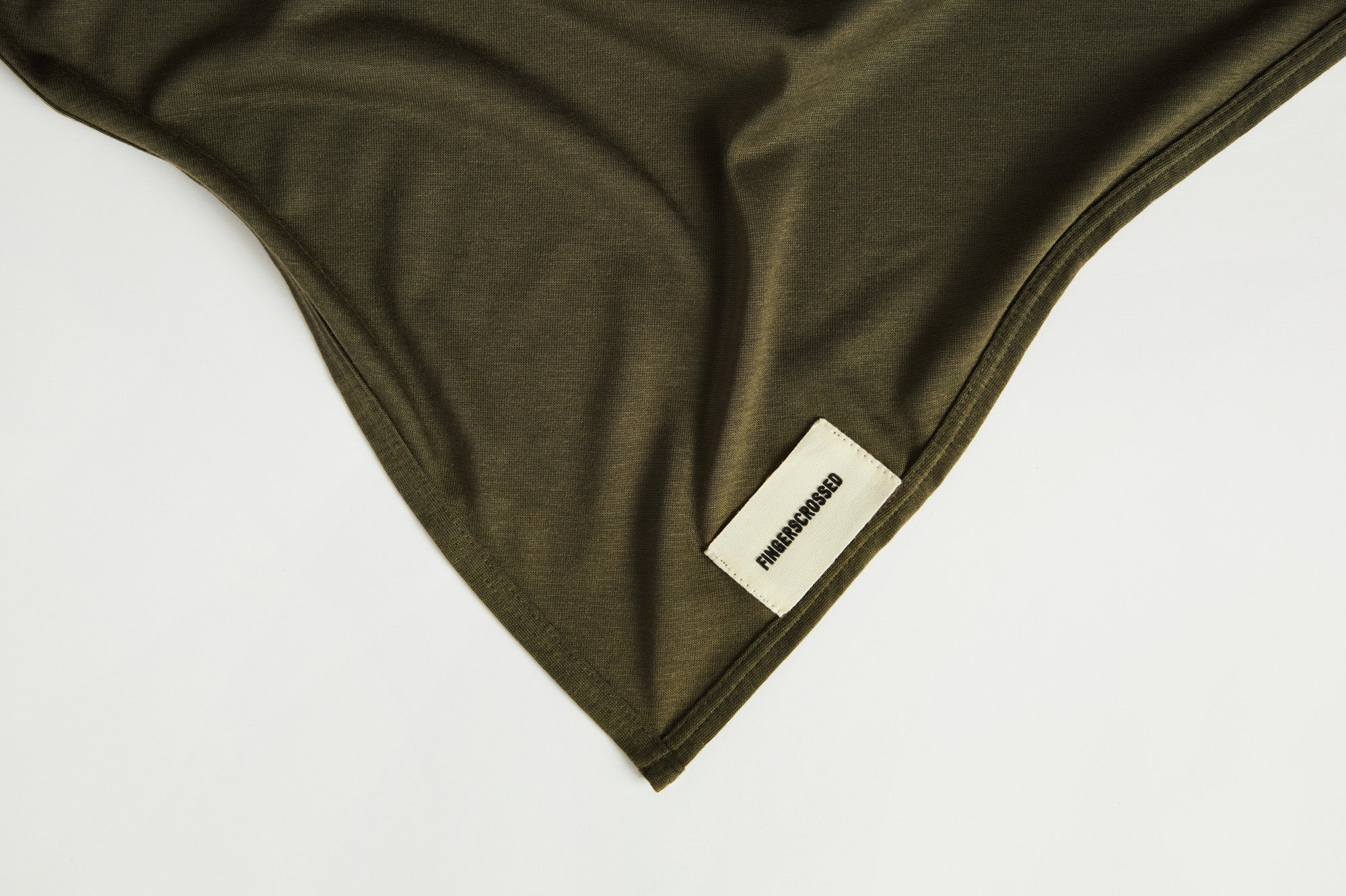 #TRIANGLE SCARF OLIVE