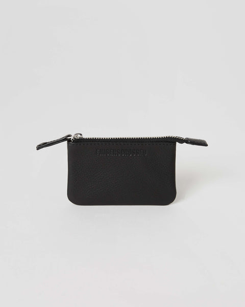 [NOTHING WRITTEN] Cross mini pouch (Wood black) ☆送料込☆ Nothing-written