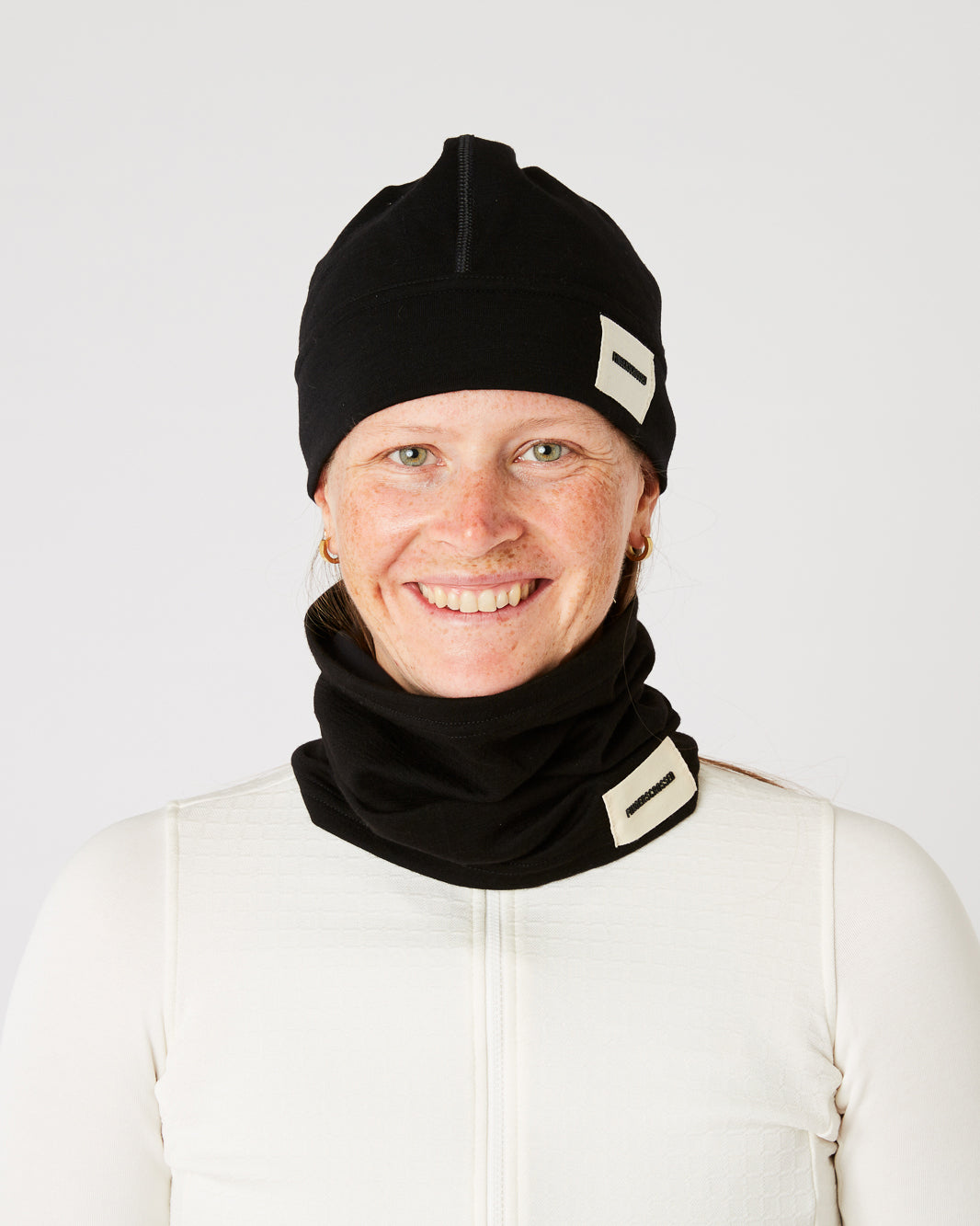 #2 SET BEANIE + TUBE SCARF BLACK